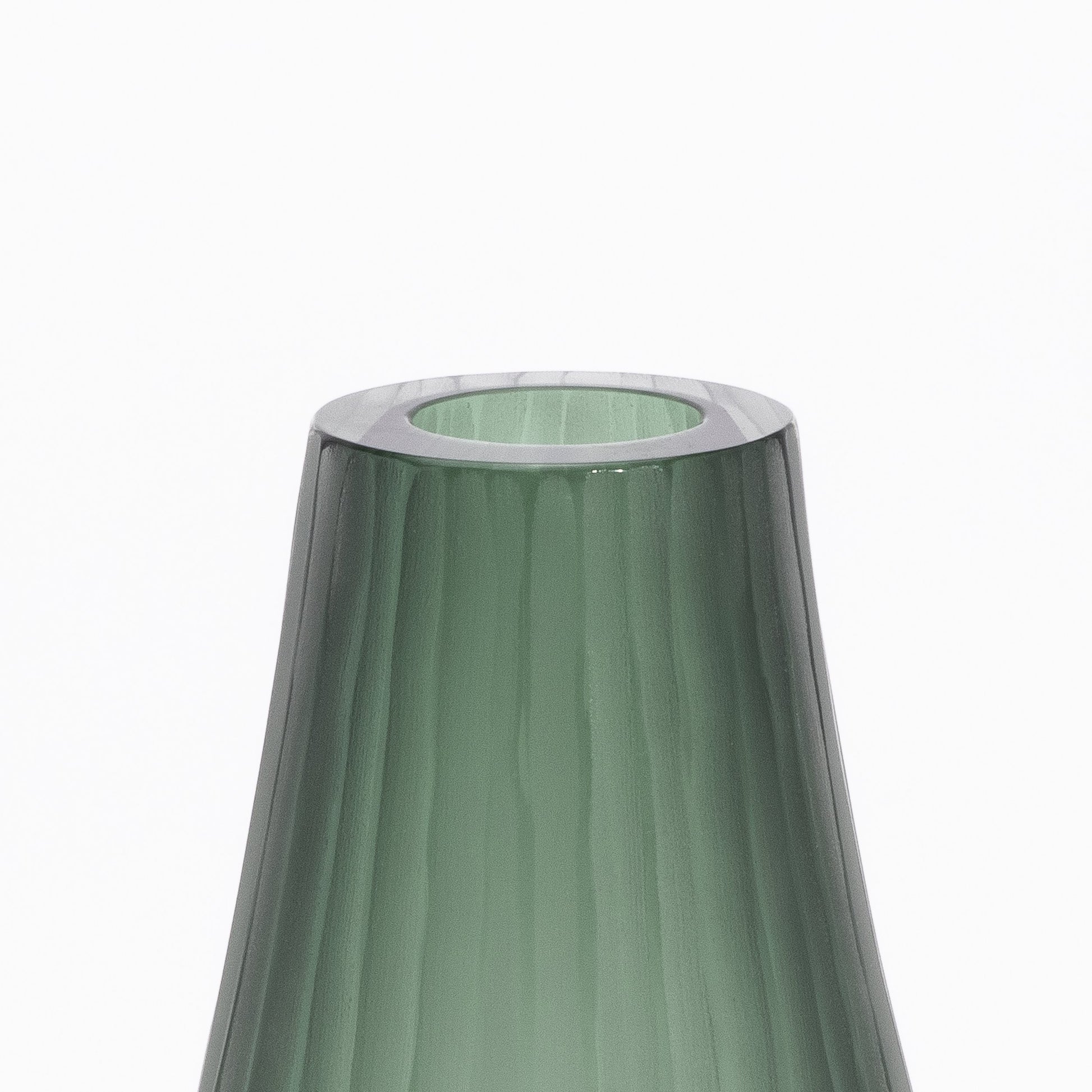 Murano Surpeme Vase in Eucalyptus Green