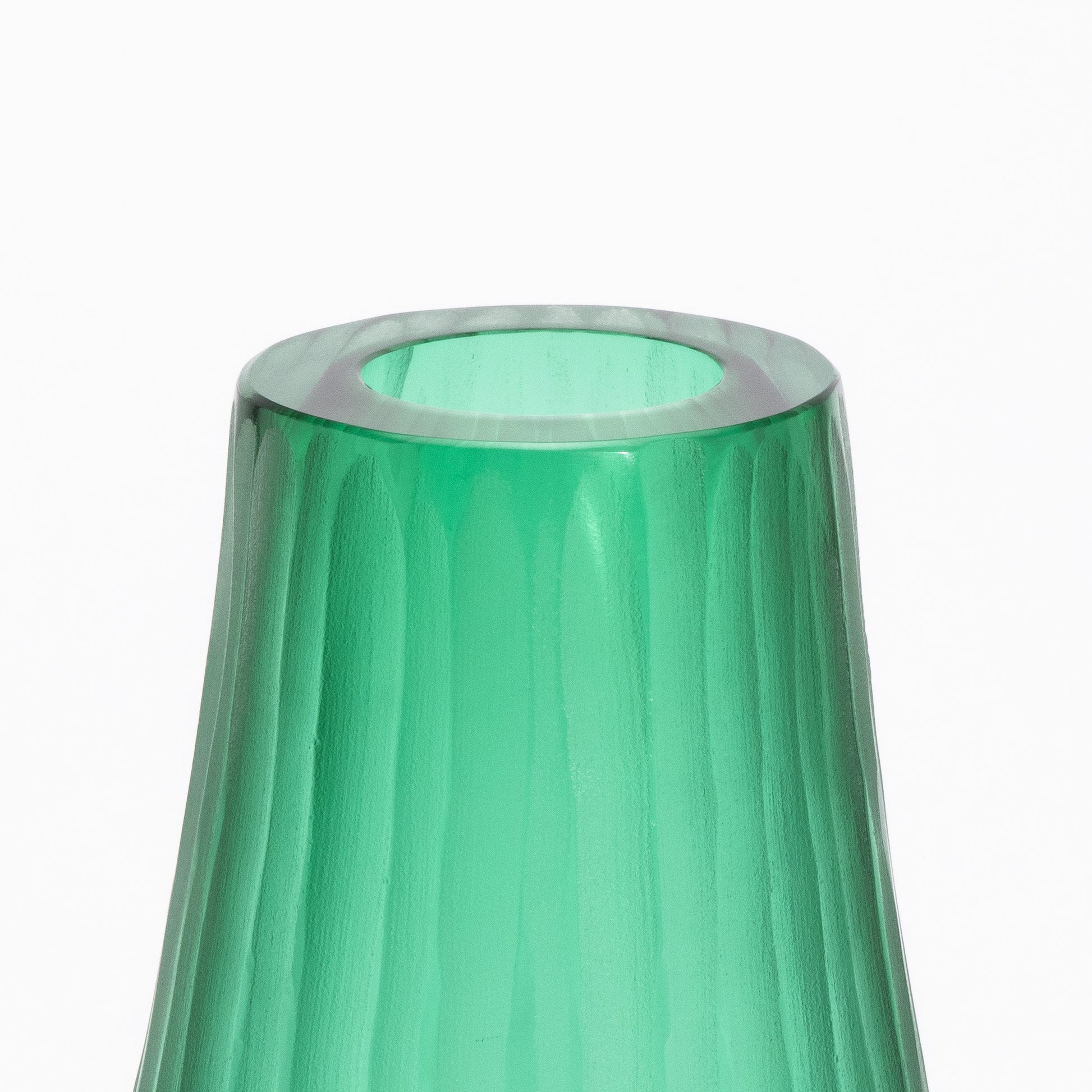 Murano Surpeme Vase in Emerald Green