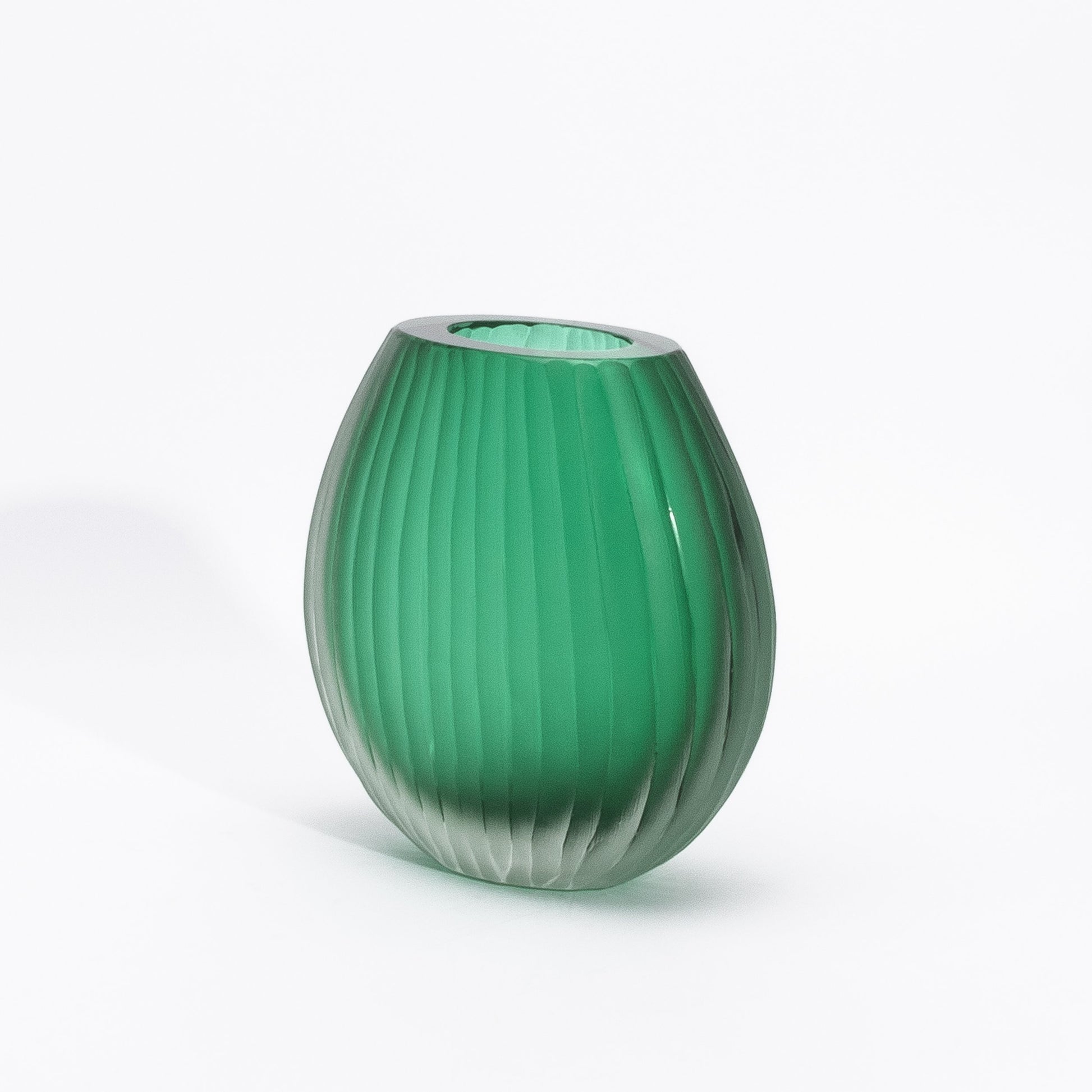 Murano Surpeme Vase in Emerald Green