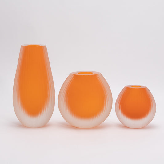 Murano Supreme Vase in Orange
