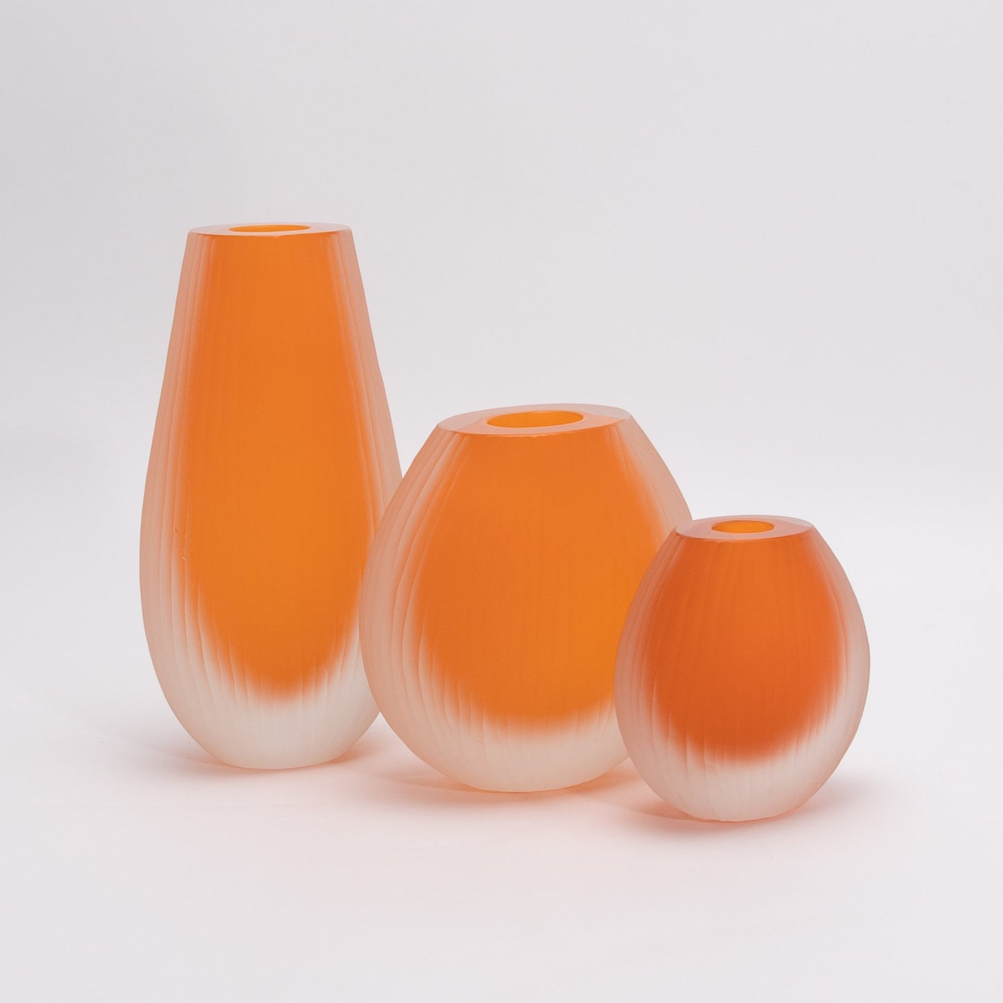 Murano Supreme Vase in Orange