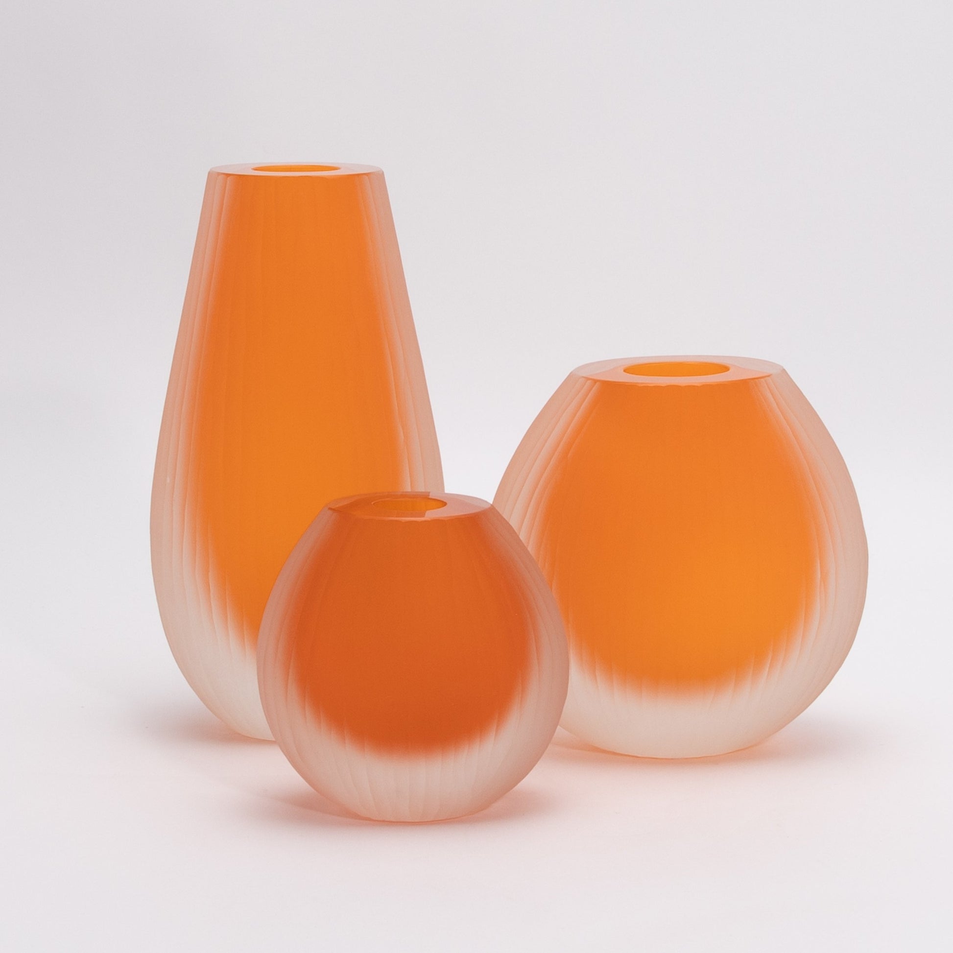 Murano Supreme Vase in Orange