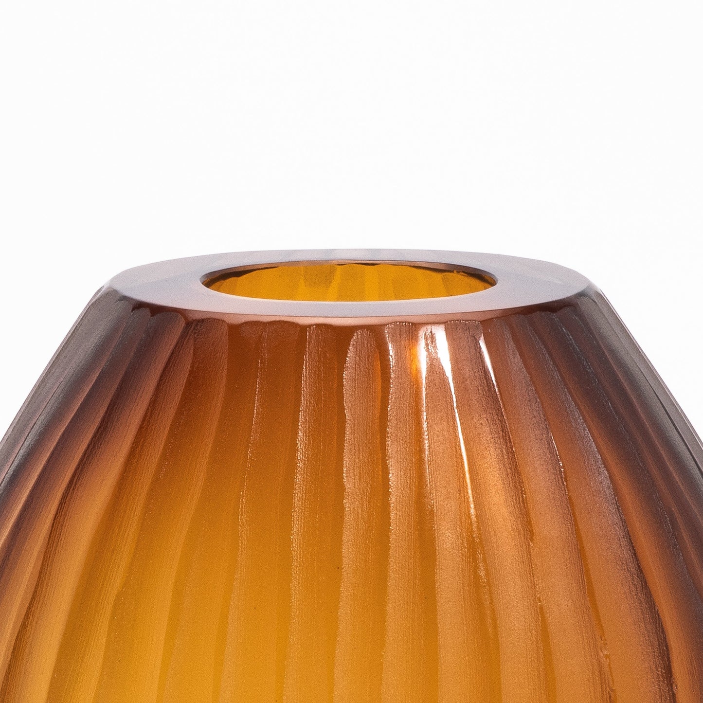Murano Supreme Vase in Tobacco