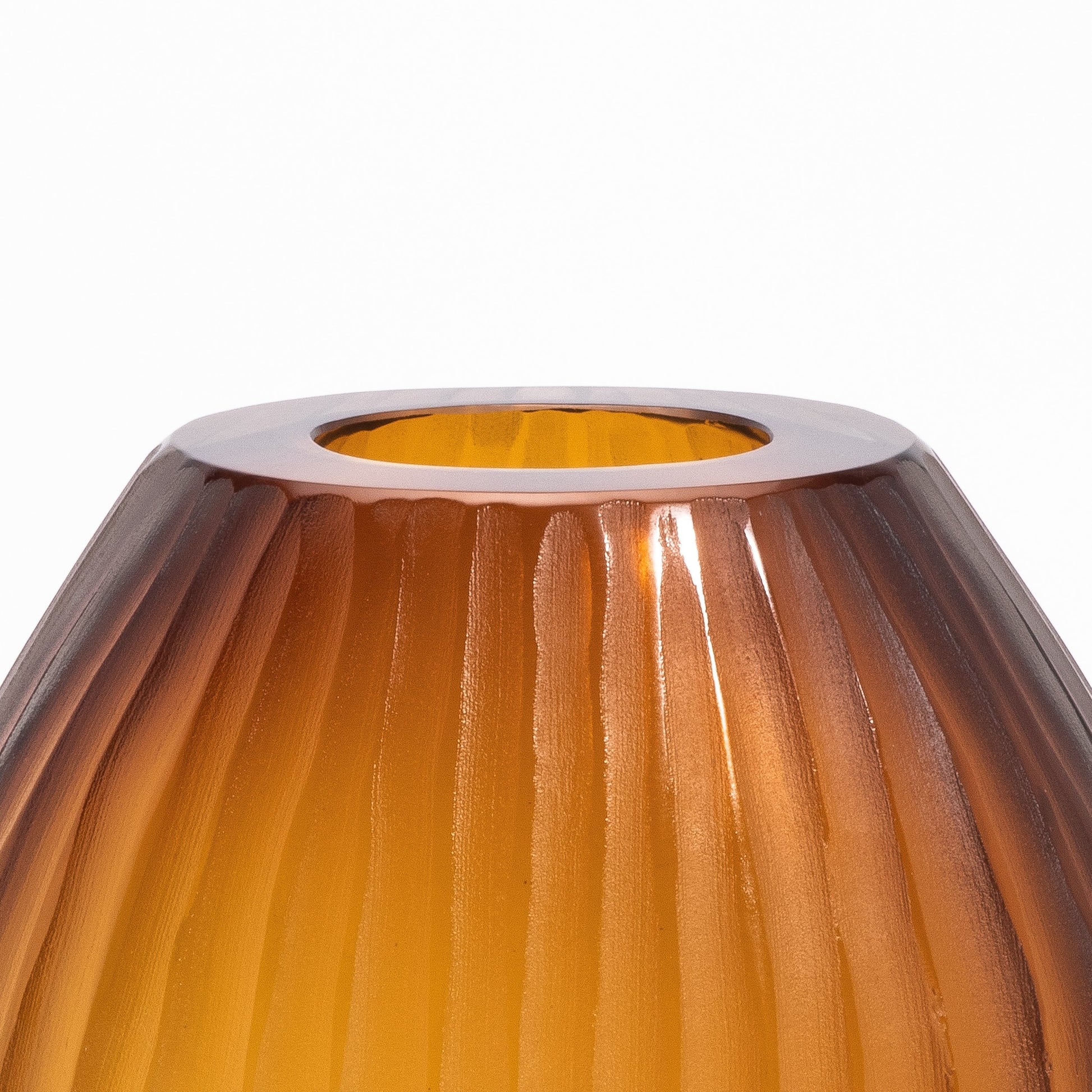 Murano Supreme Vase in Tobacco