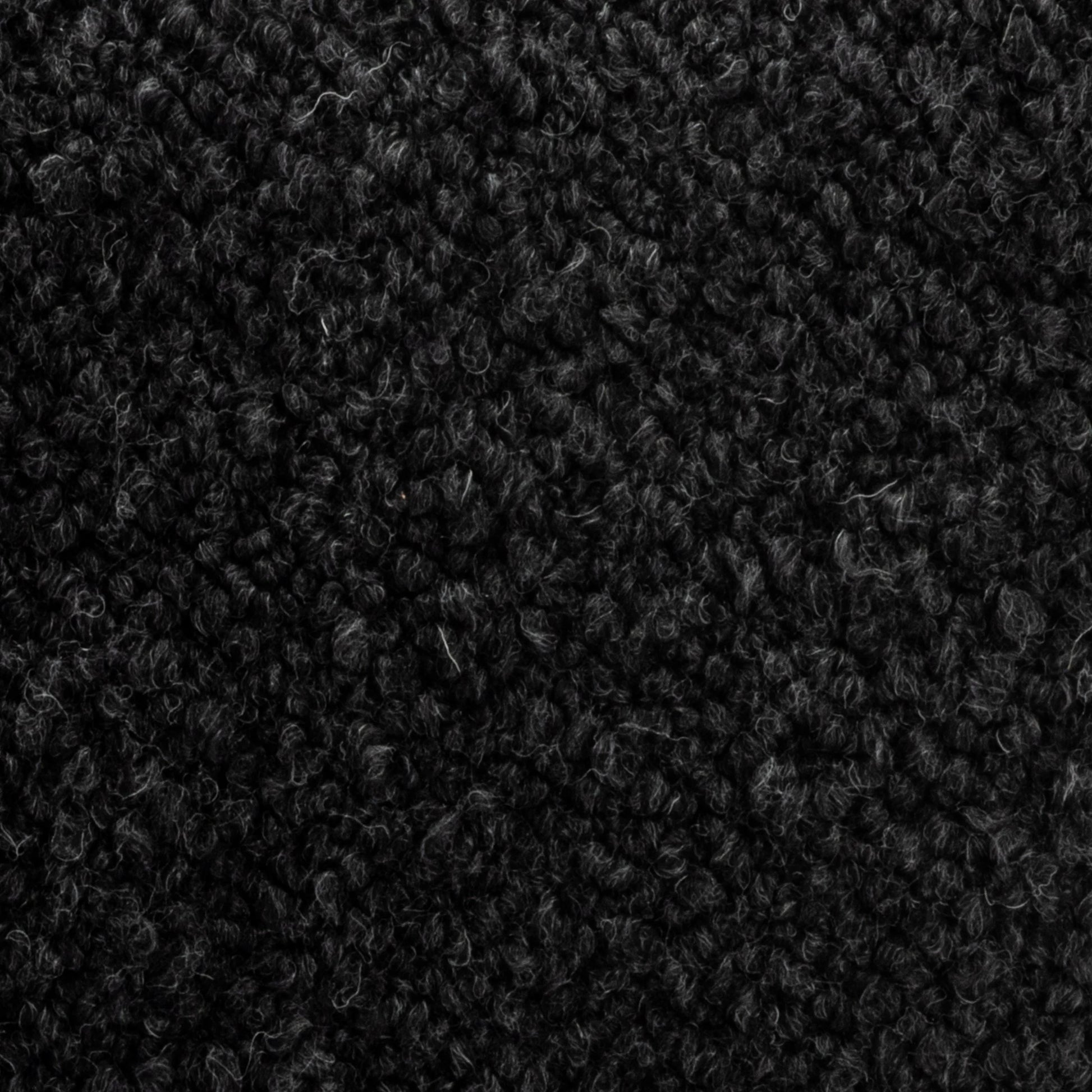 Charcoal Boucle Kidney Pillow By MOGUL