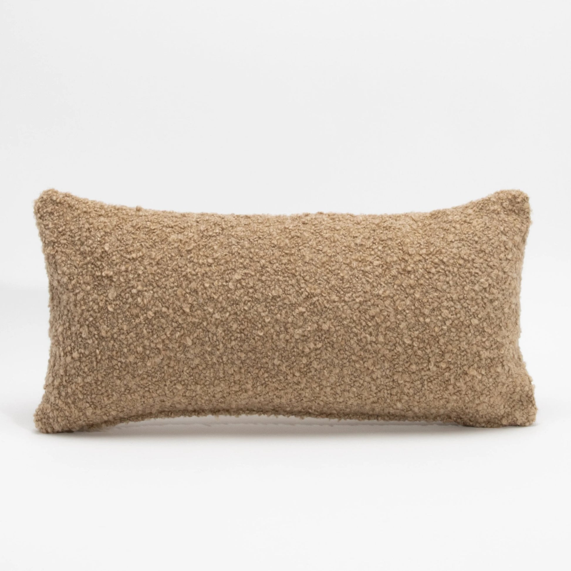 Tan Boucle Kidney Pillow By MOGUL