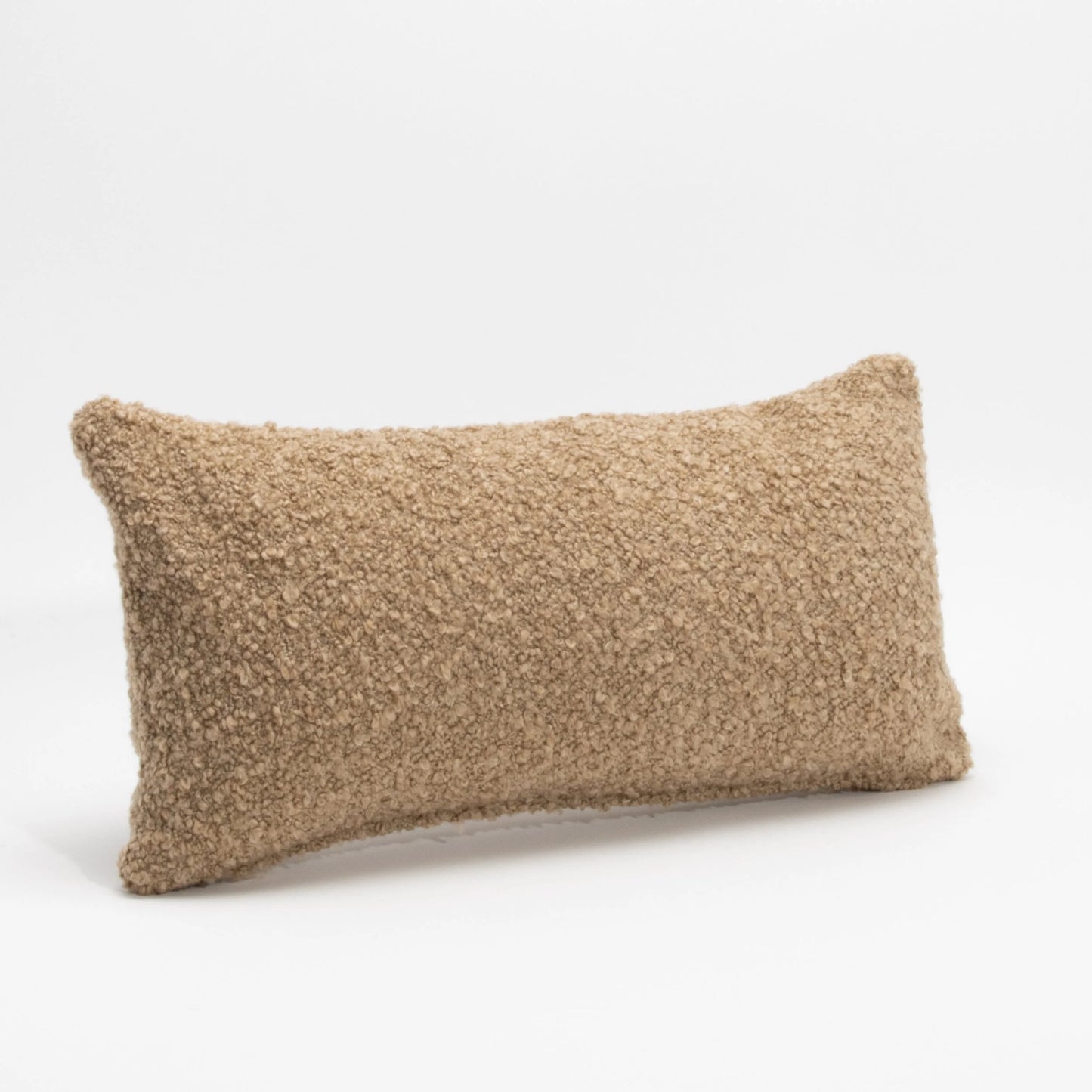 Tan Boucle Kidney Pillow By MOGUL