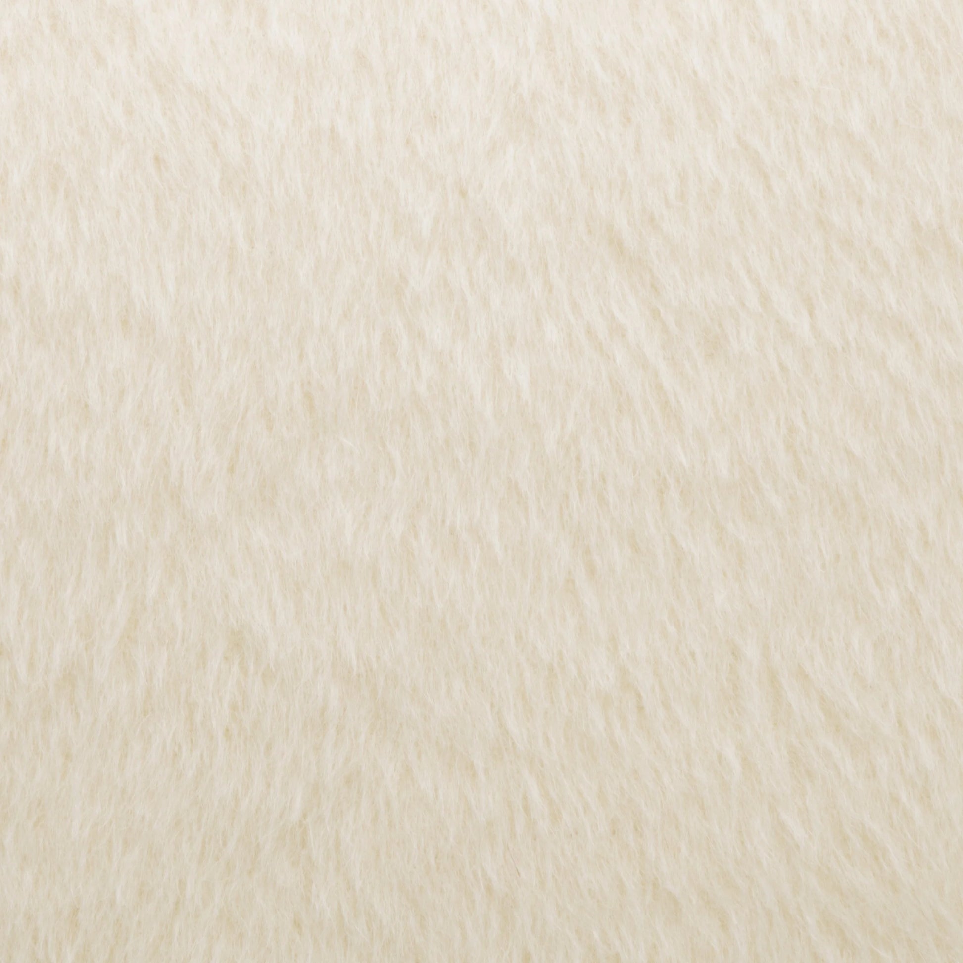 Cream Alpaca Kidney Pillow By MOGUL