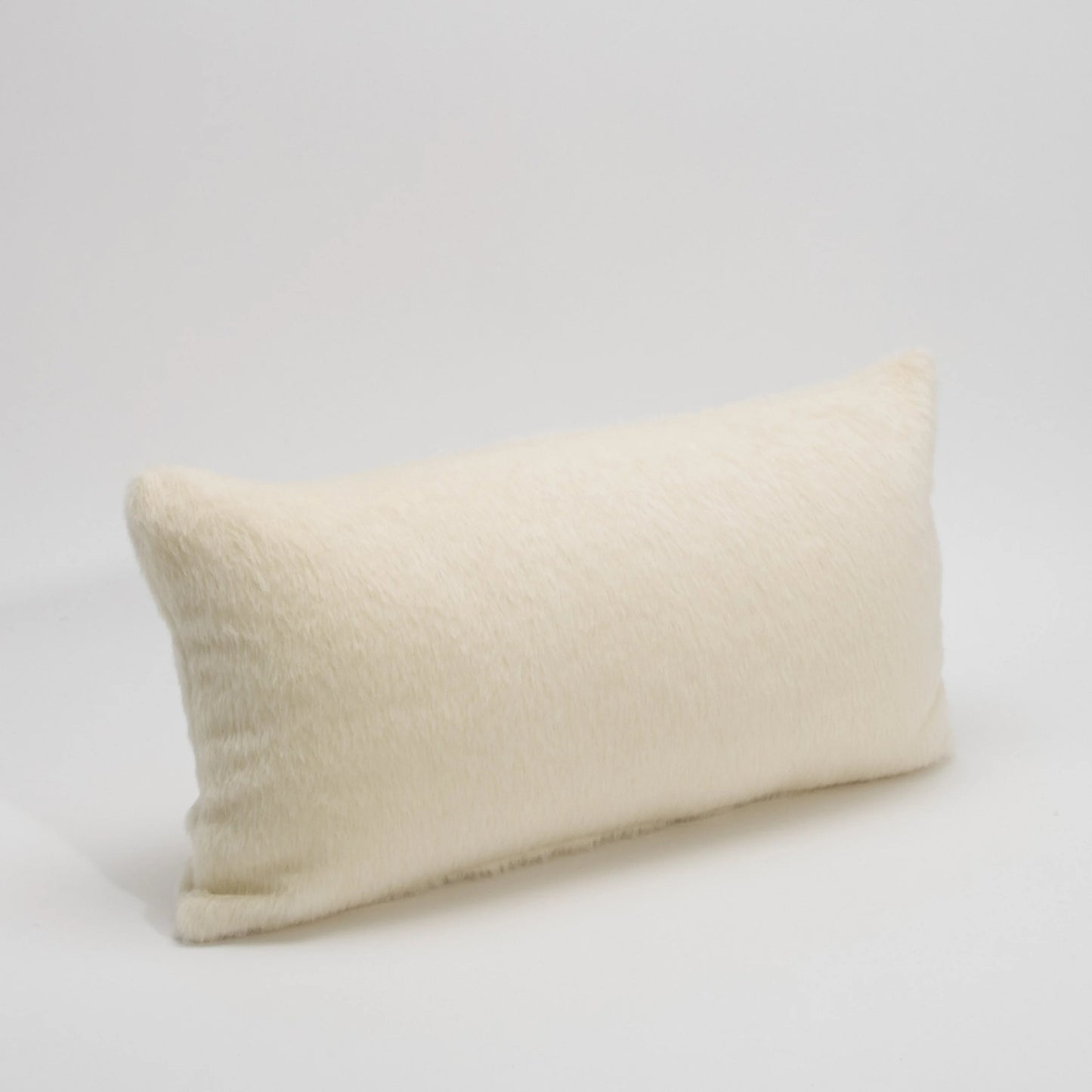 Cream Alpaca Kidney Pillow By MOGUL