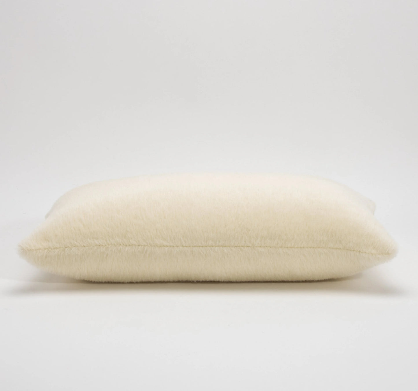 Cream Alpaca Kidney Pillow By MOGUL