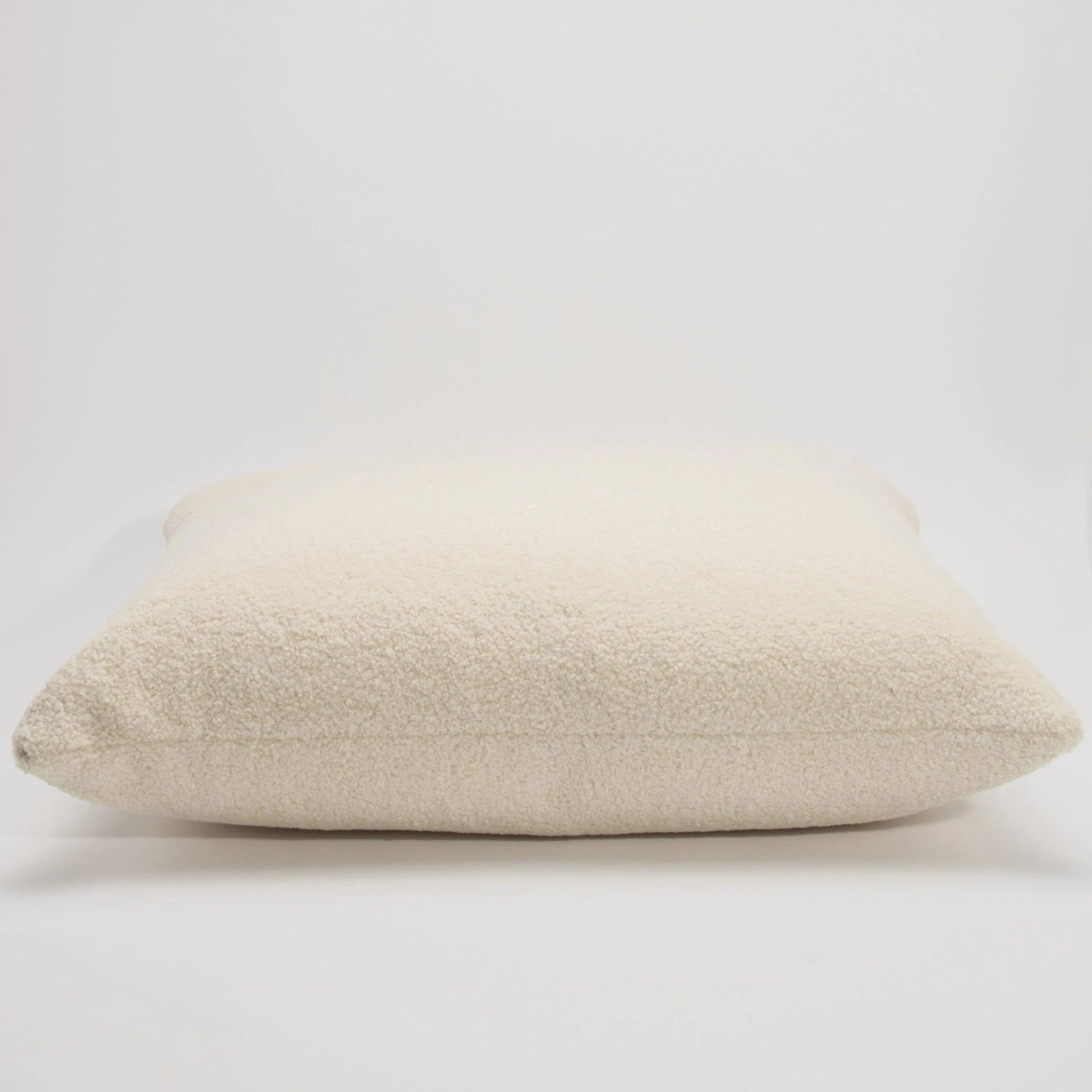 Cream Textured Euro Pillow by MOGUL