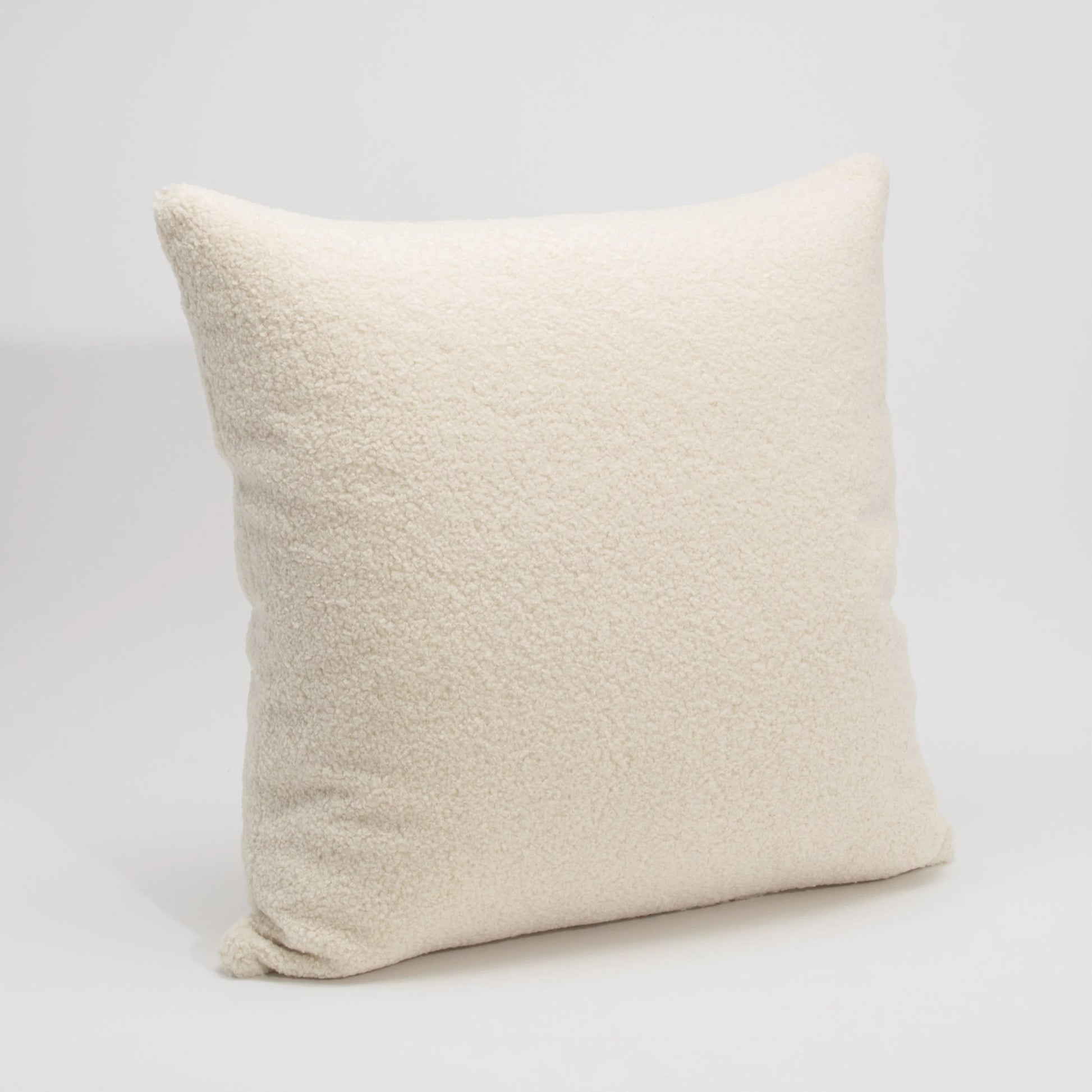 Cream Textured Pillow By MOGUL
