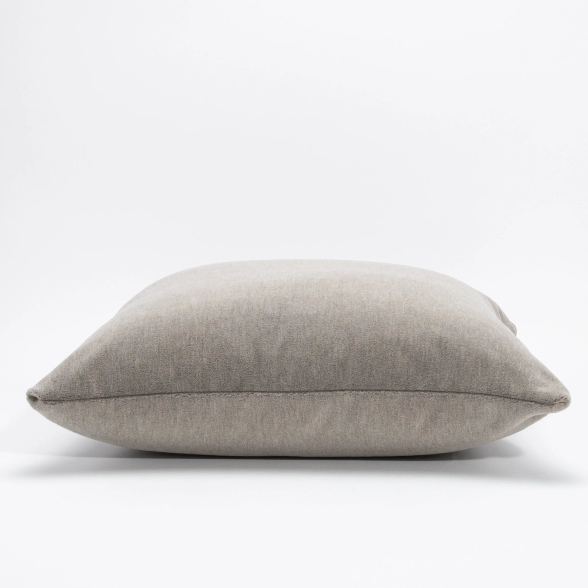 Grey Mohair Pillow By MOGUL