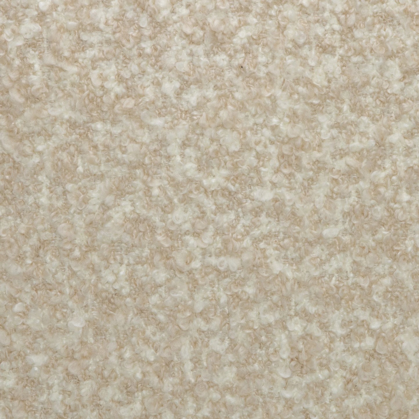 Cream and Tan Boucle Kidney Pillow By MOGUL