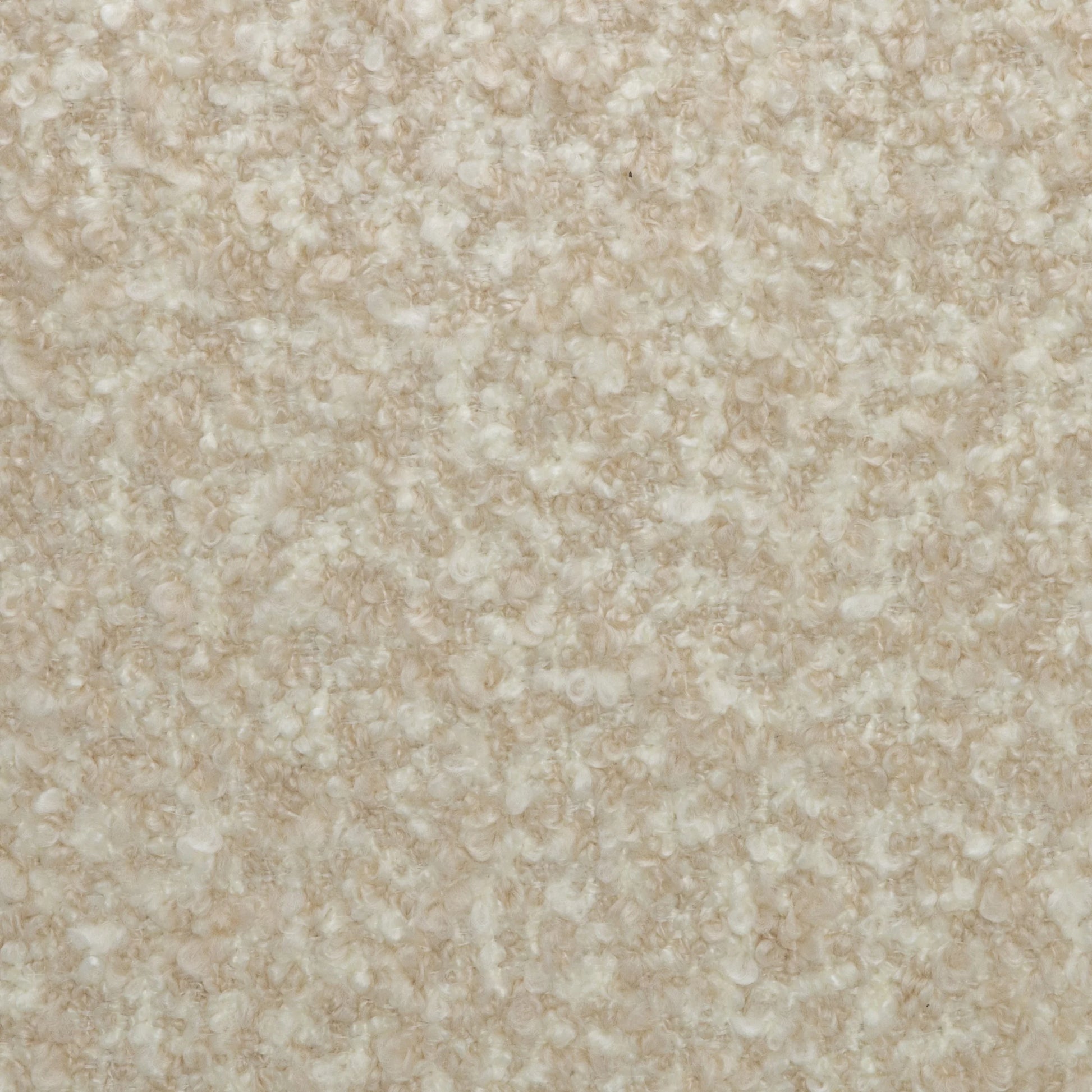 Cream and Tan Boucle Kidney Pillow By MOGUL