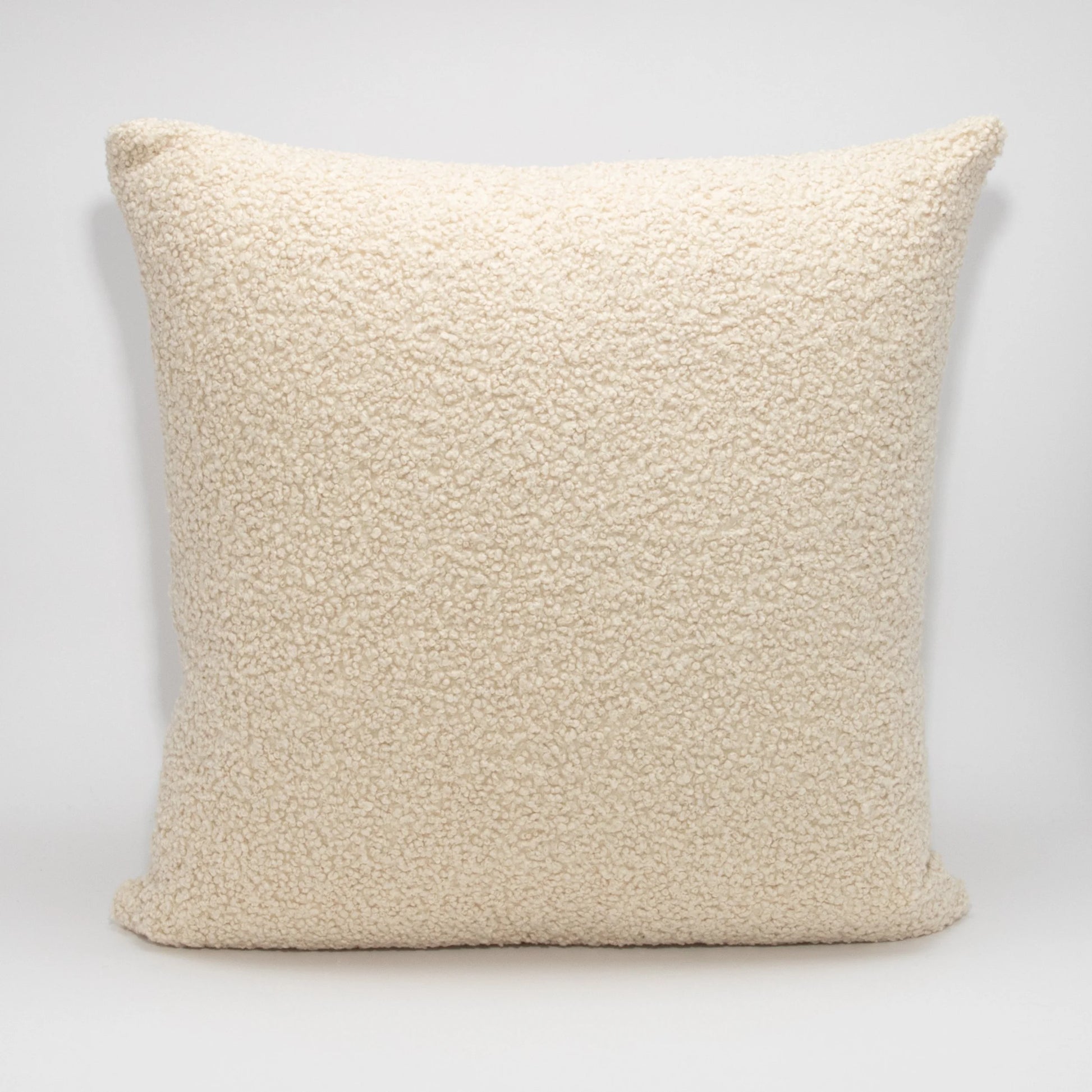 Cream Boucle Euro Pillow by MOGUL