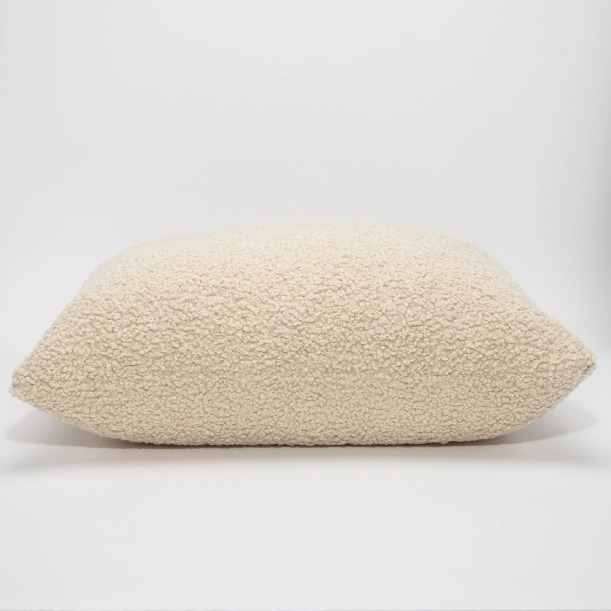 Cream Boucle Euro Pillow by MOGUL