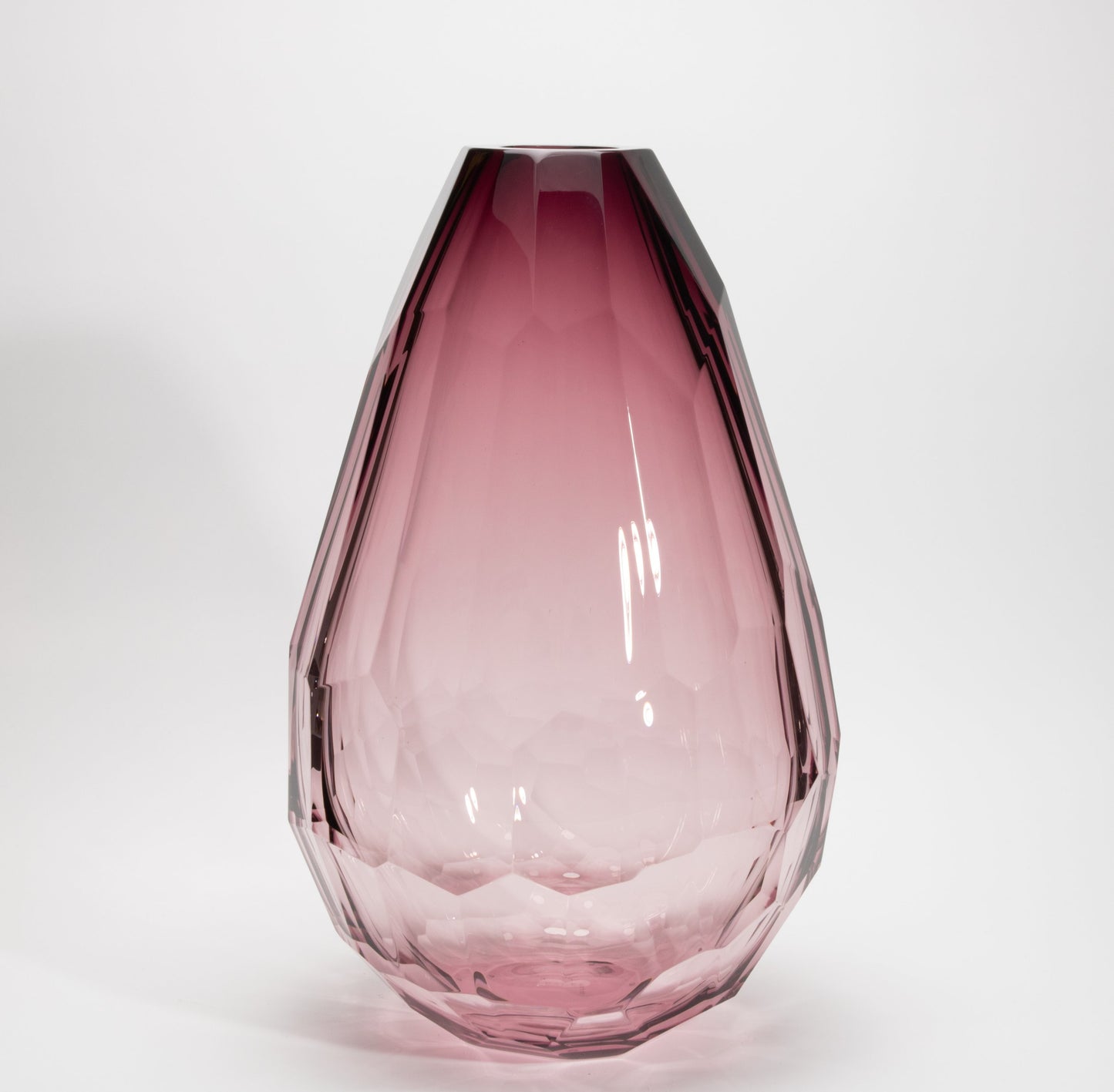 Murano Barrel Vase in Amethyst Extra Tall