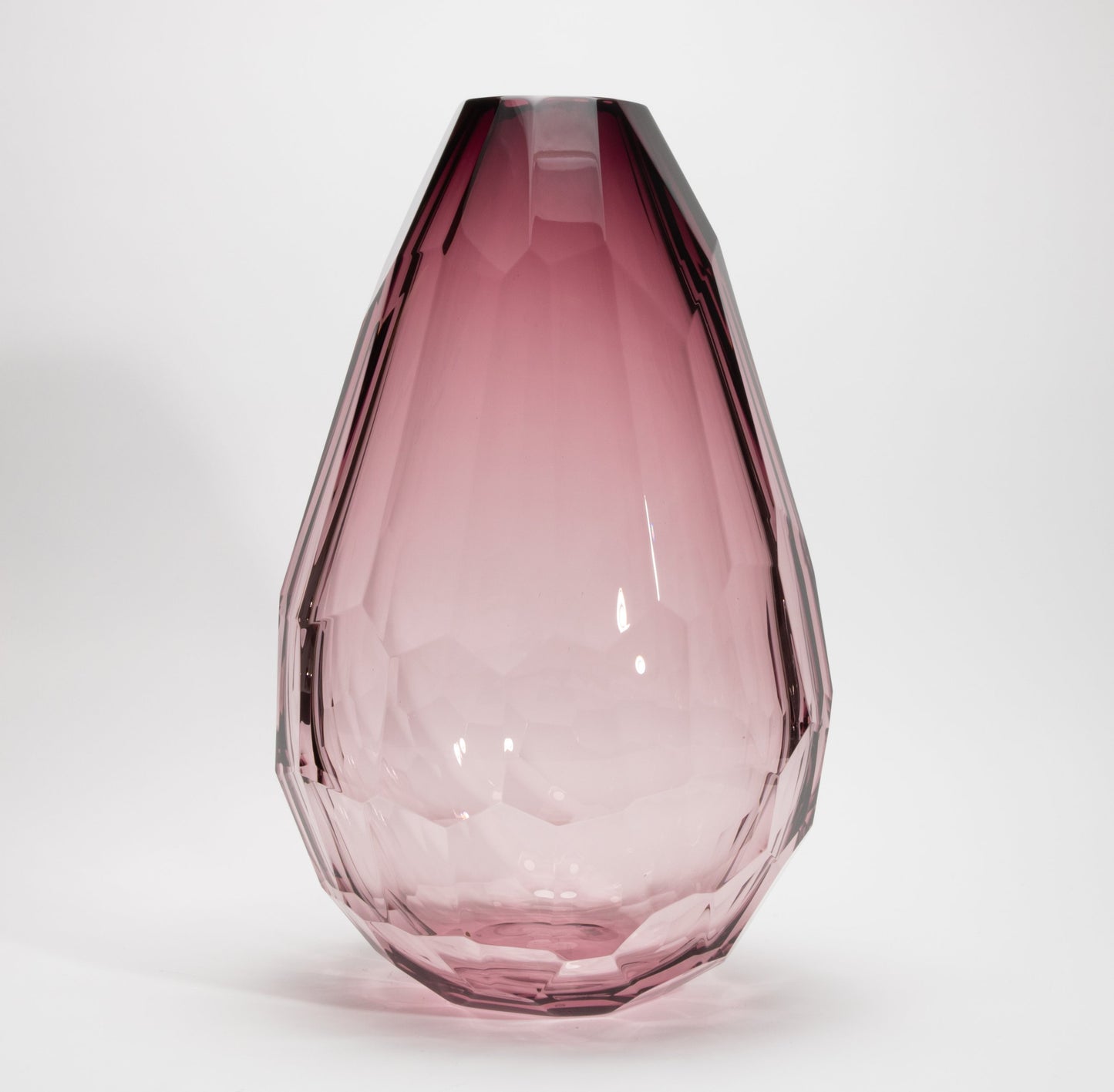Murano Barrel Vase in Amethyst Extra Tall