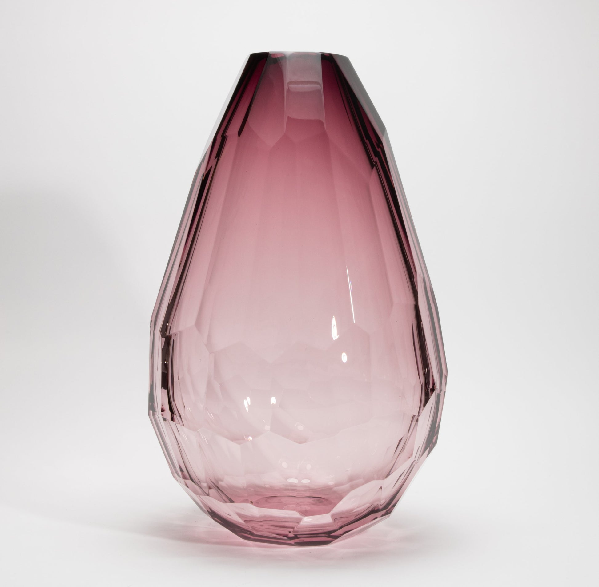 Murano Barrel Vase in Amethyst Extra Tall