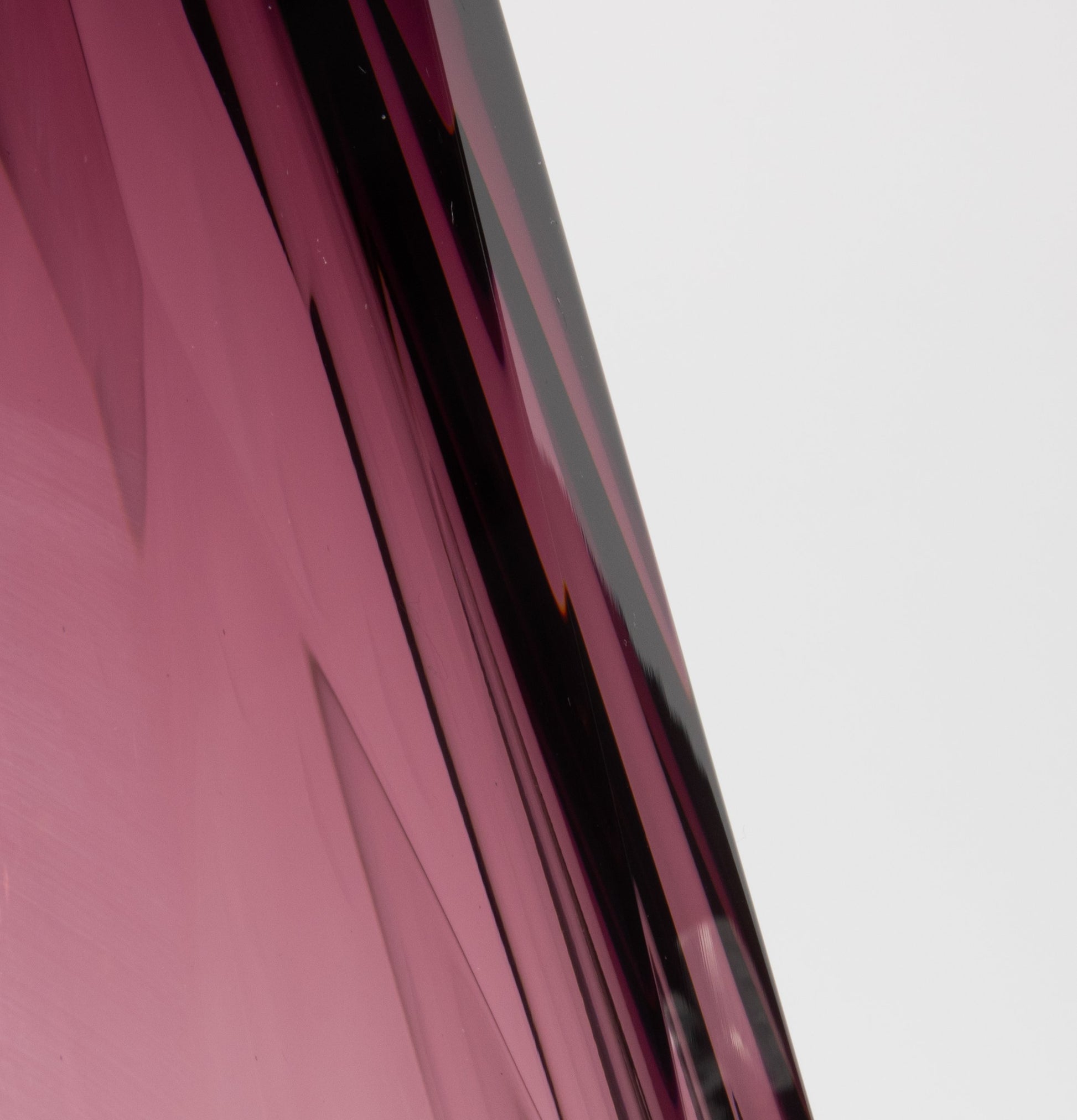 Murano Barrel Vase in Amethyst Extra Tall