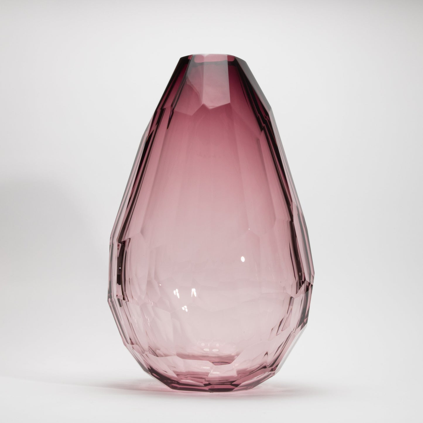 Murano Barrel Vase in Amethyst Extra Tall
