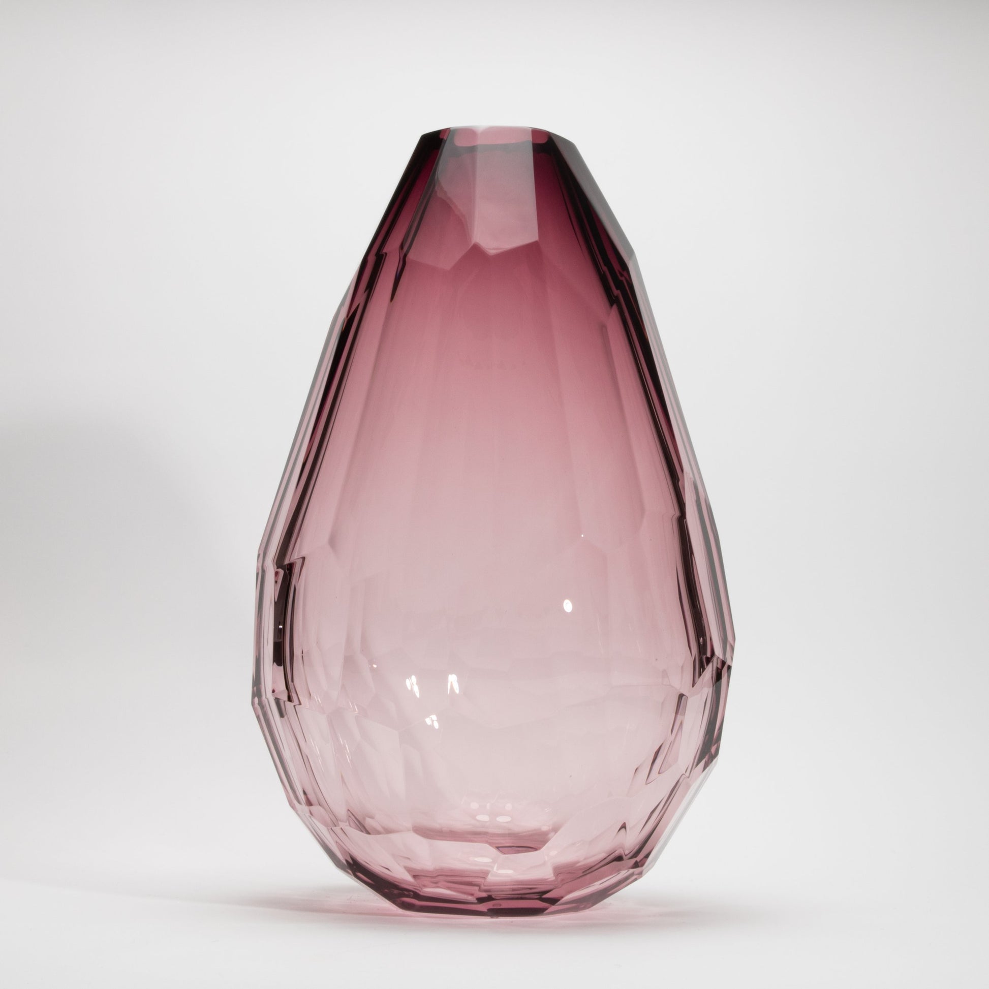Murano Barrel Vase in Amethyst Extra Tall