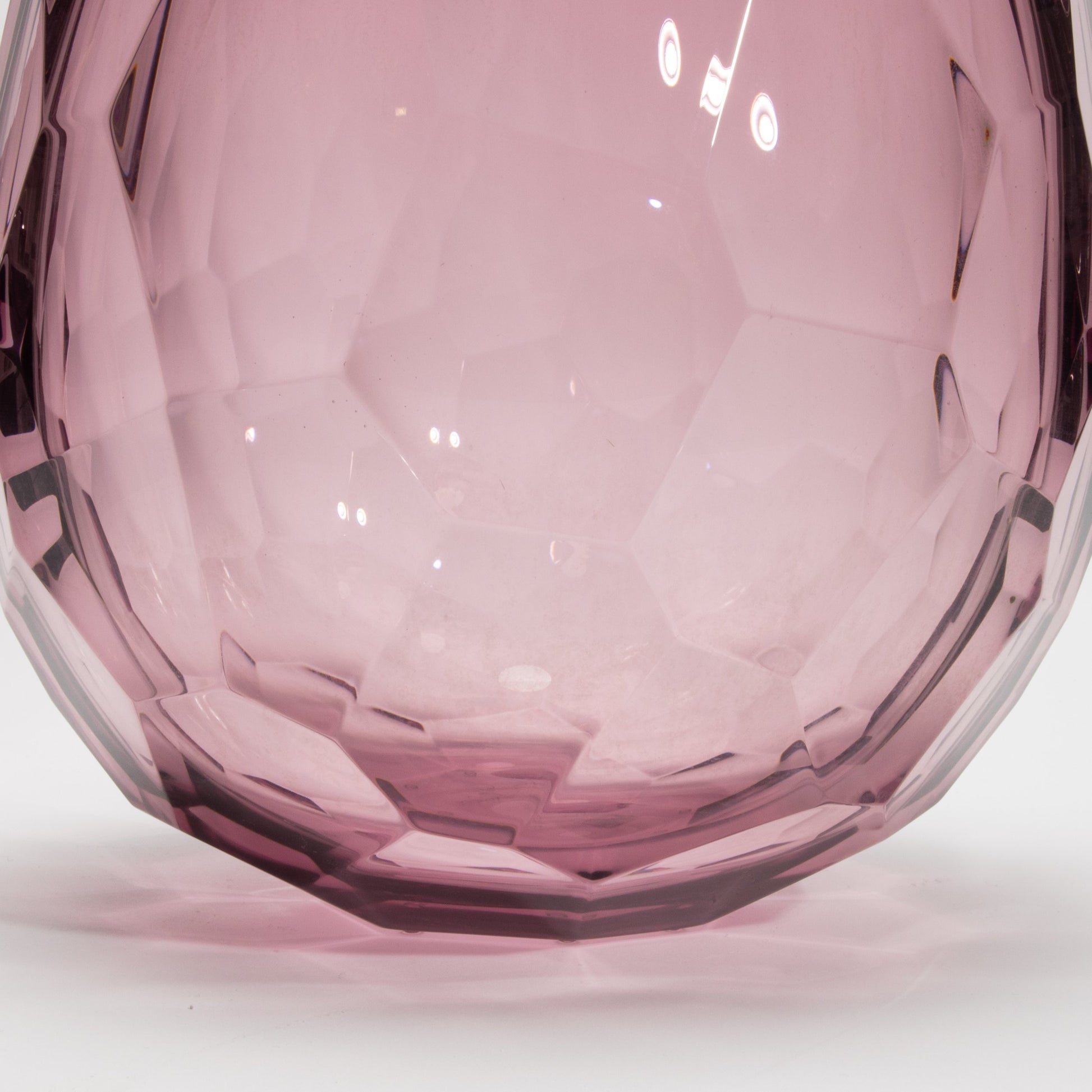 Murano Barrel Vase in Amethyst Extra Tall