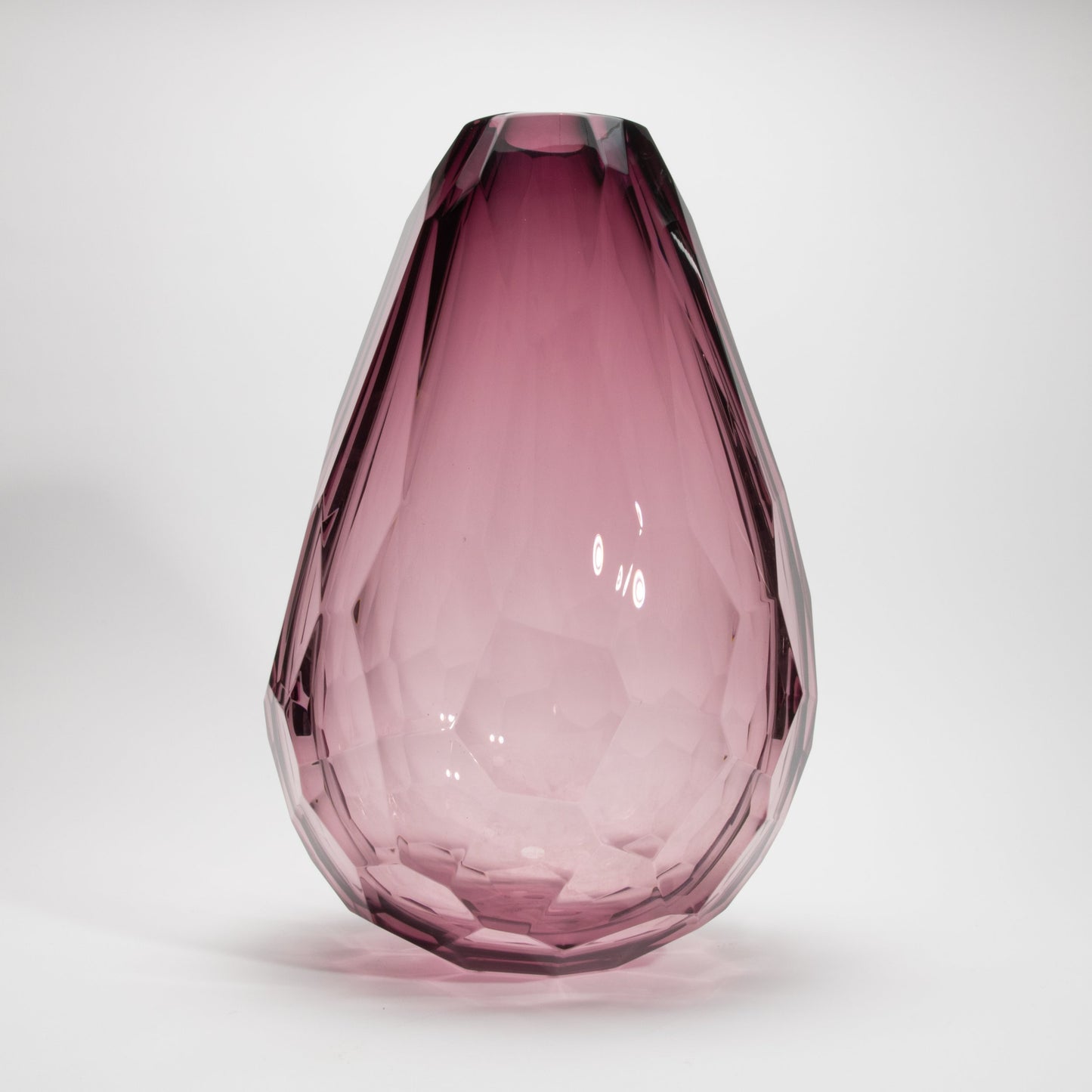 Murano Barrel Vase in Amethyst Extra Tall