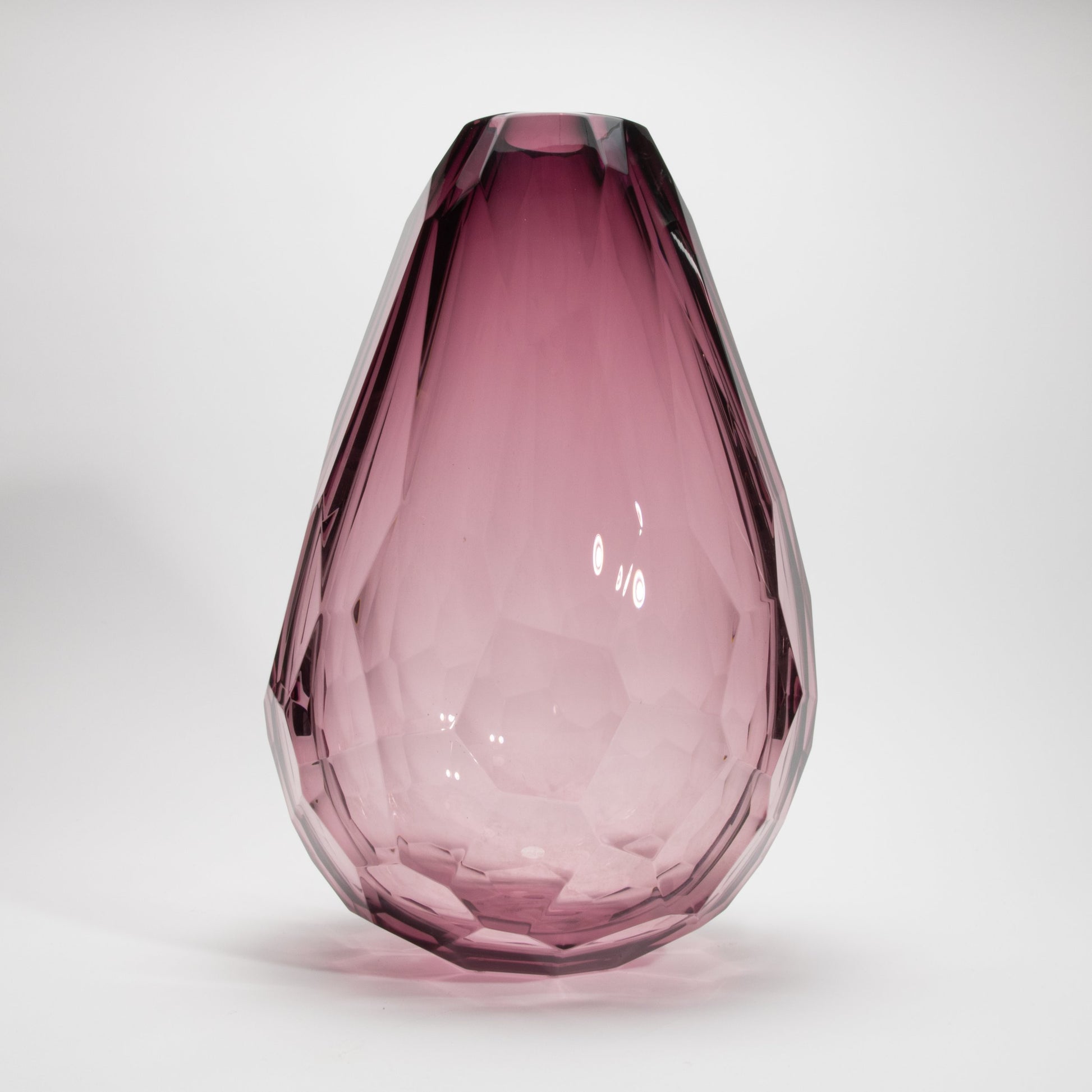 Murano Barrel Vase in Amethyst Extra Tall