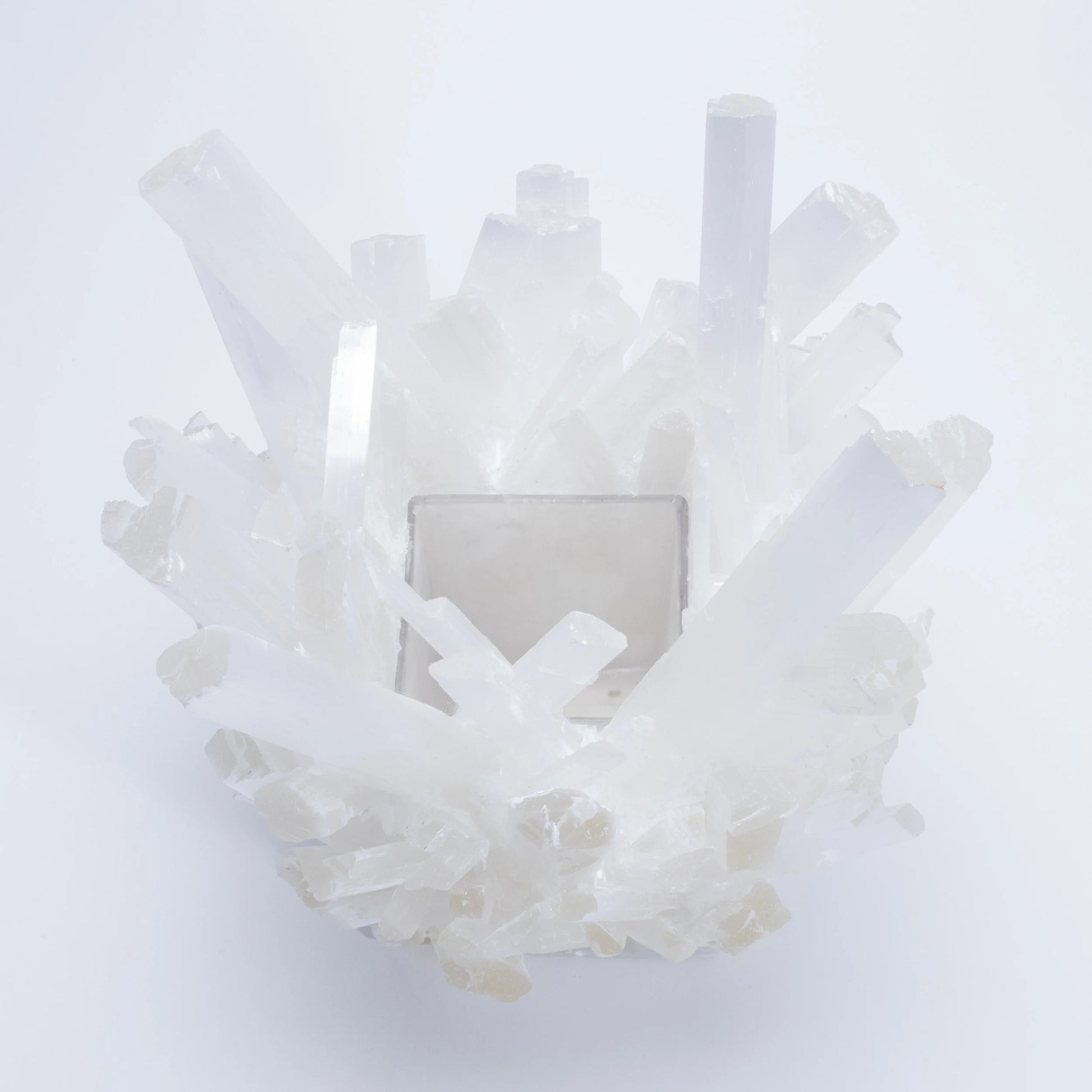 Square Planter Bowl in Selenite