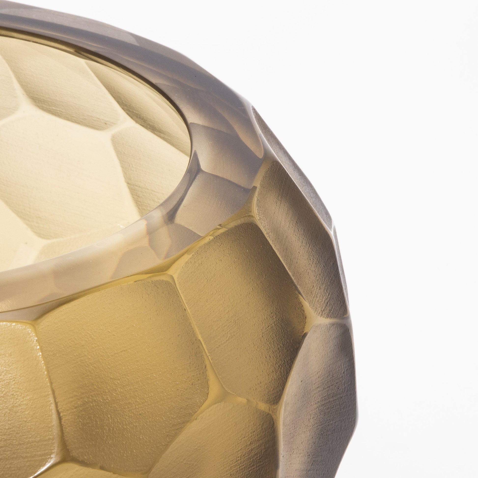 Murano Bowl in Olive Green