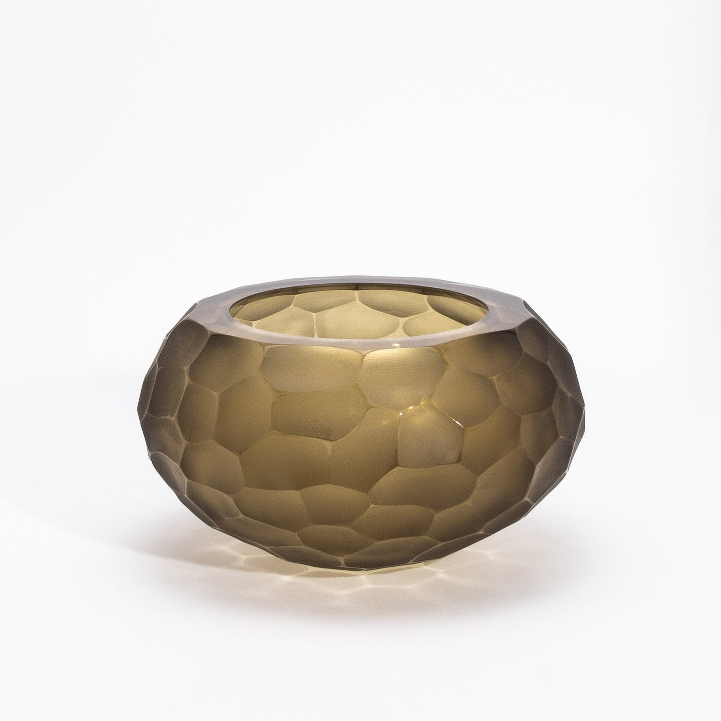 Murano Bowl in Olive Green