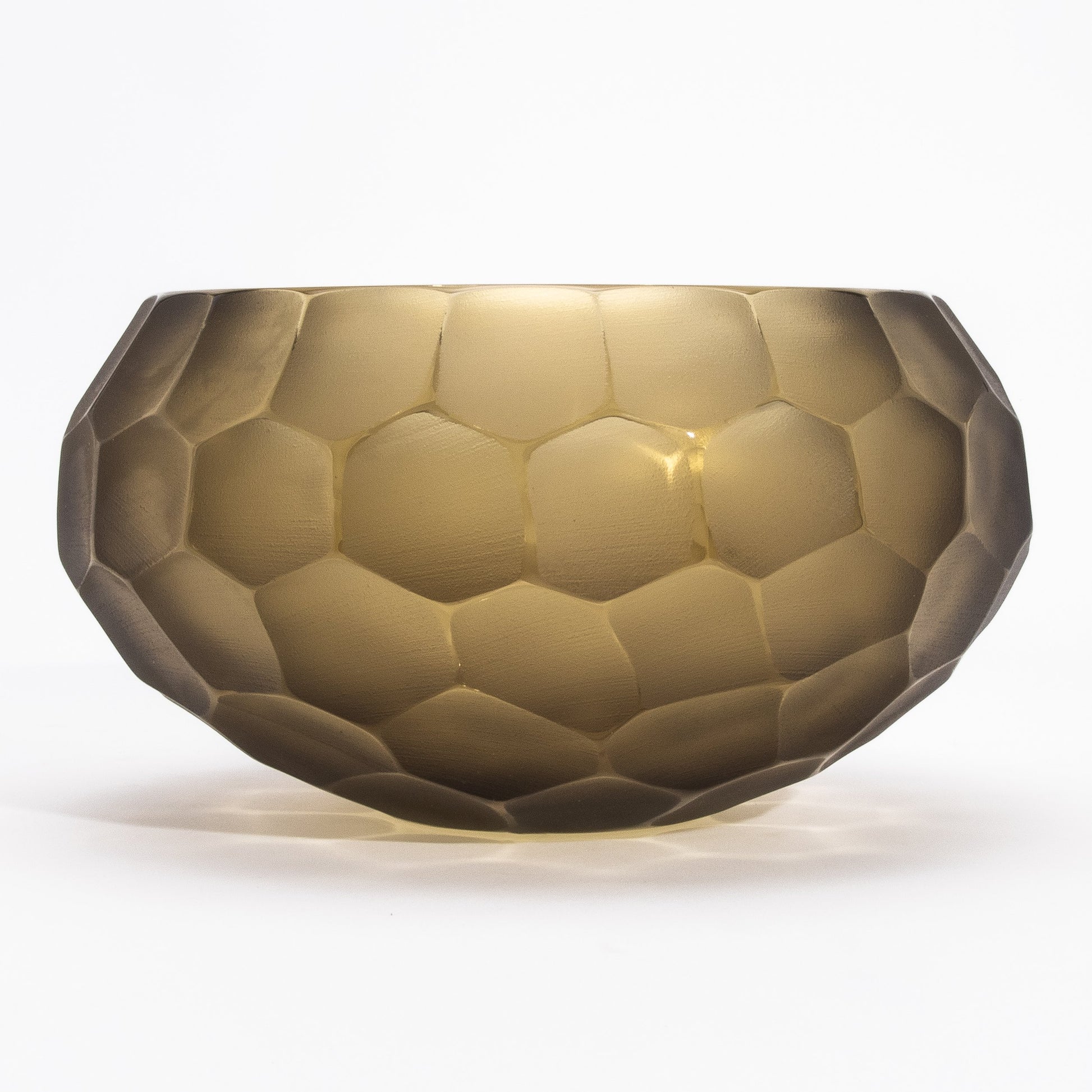 Murano Bowl in Olive Green
