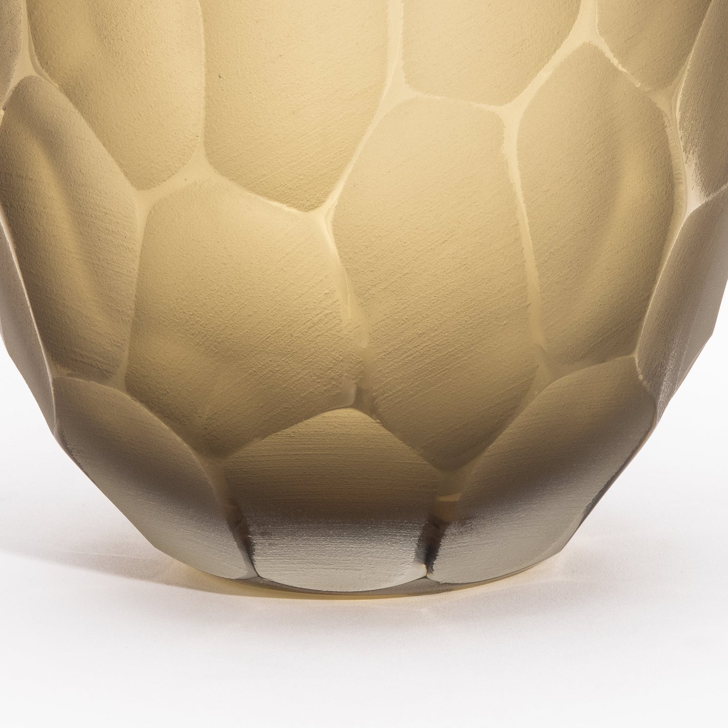 Murano Vase in Olive Green