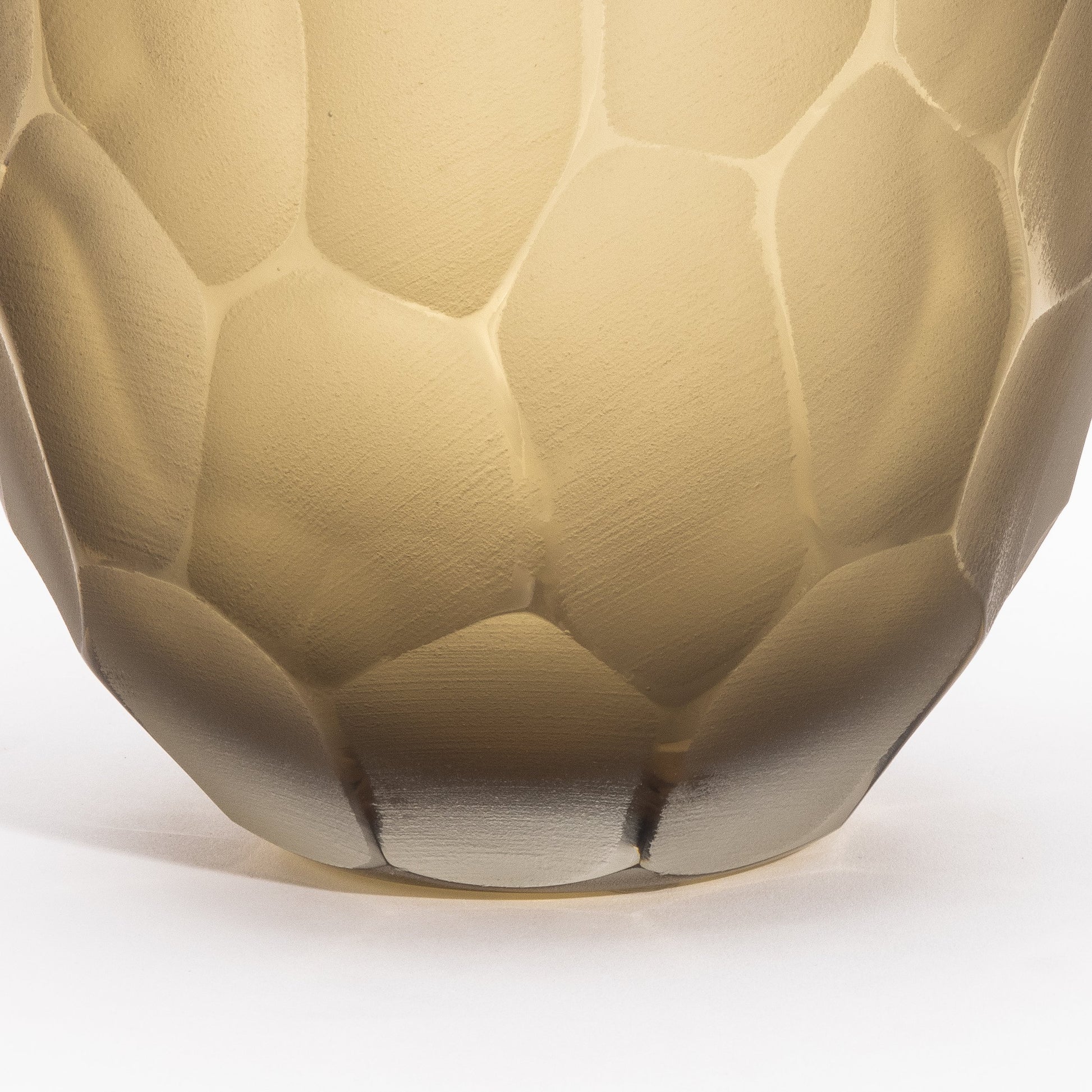 Murano Vase in Olive Green