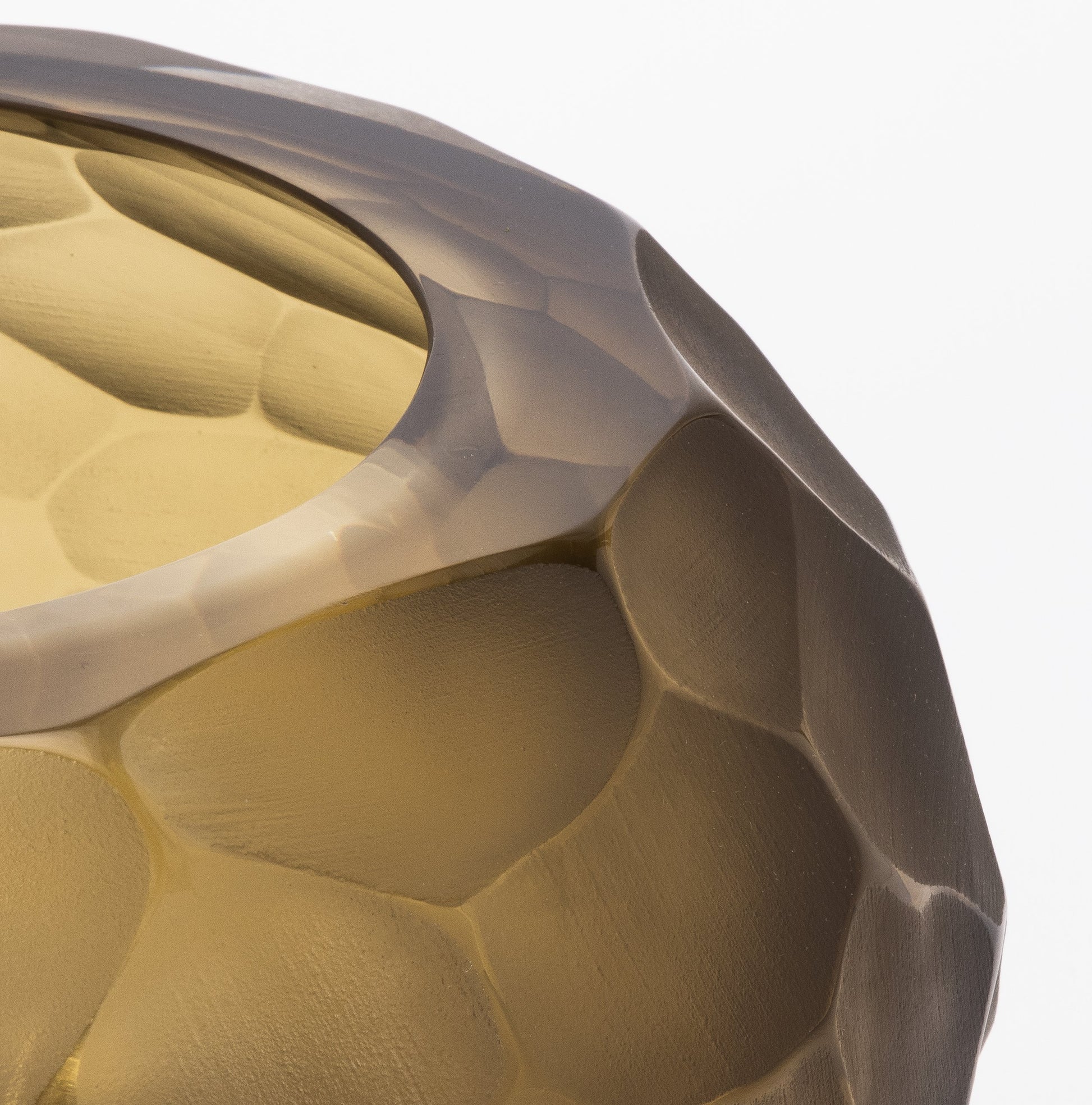 Murano Bowl in Olive Green