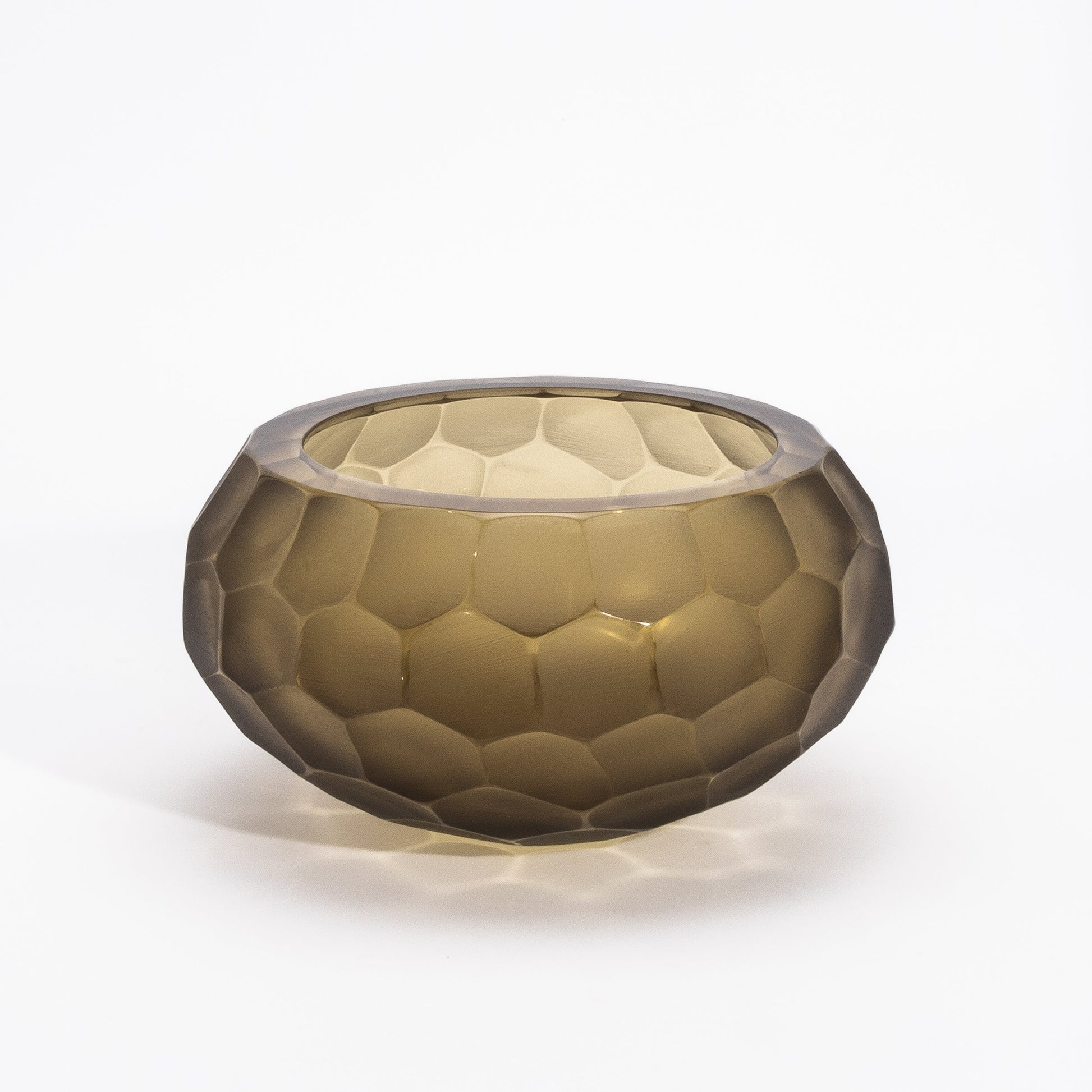 Murano Bowl in Olive Green