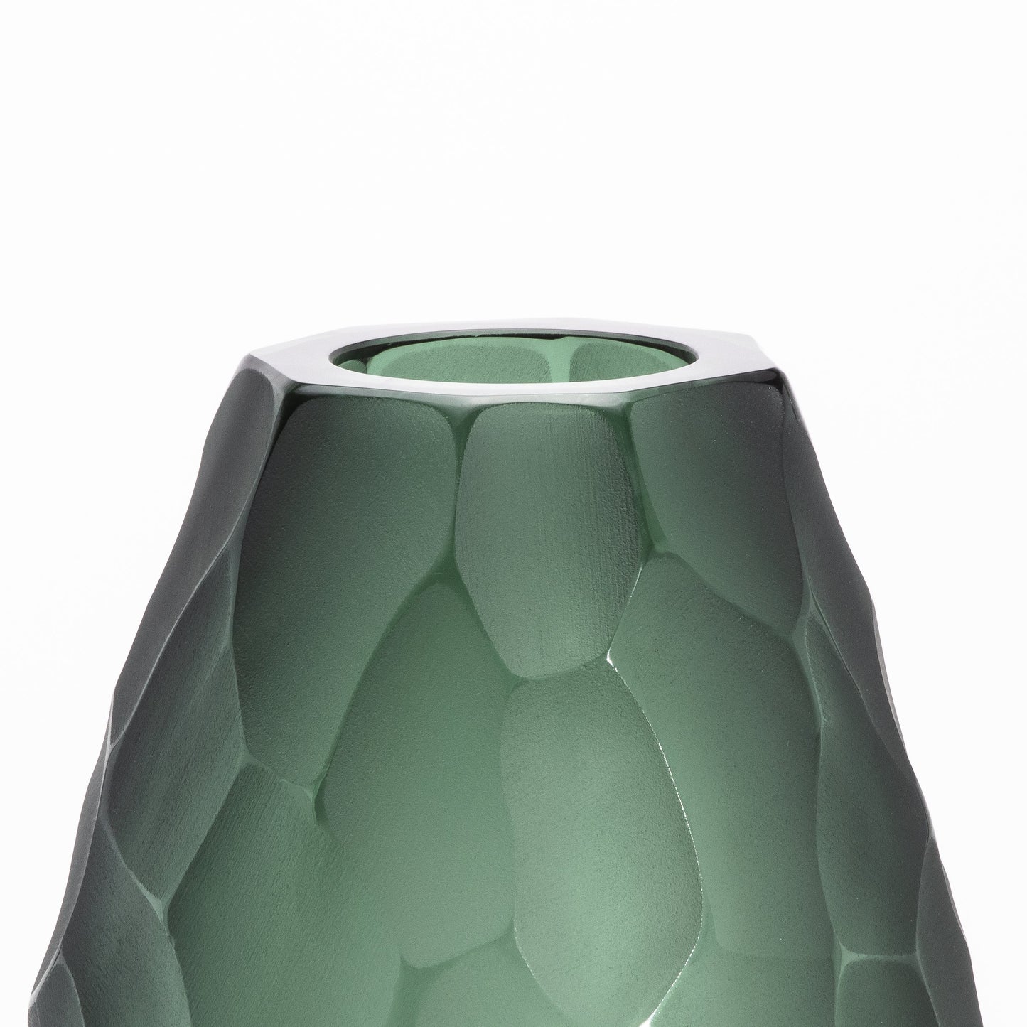 Murano Vase in Eucalyptus Green
