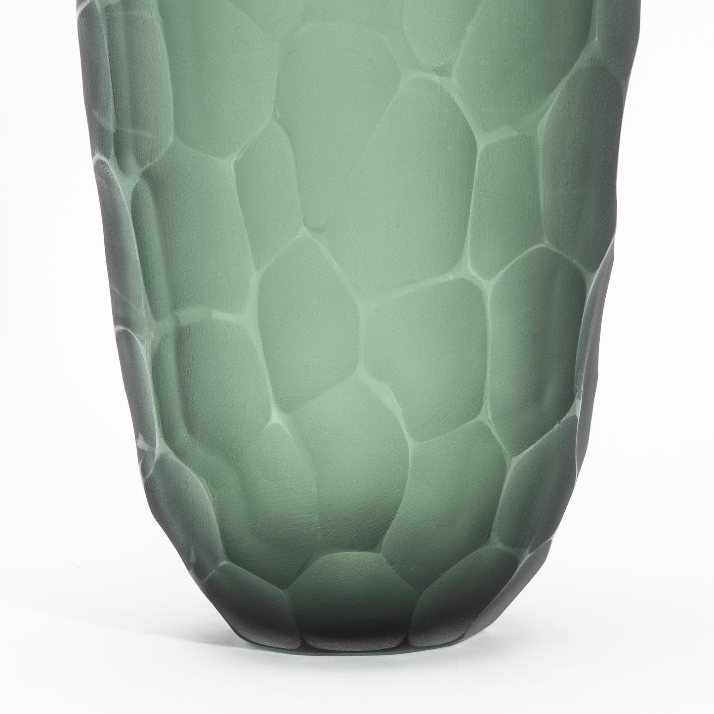 Murano Vase in Eucalyptus Green