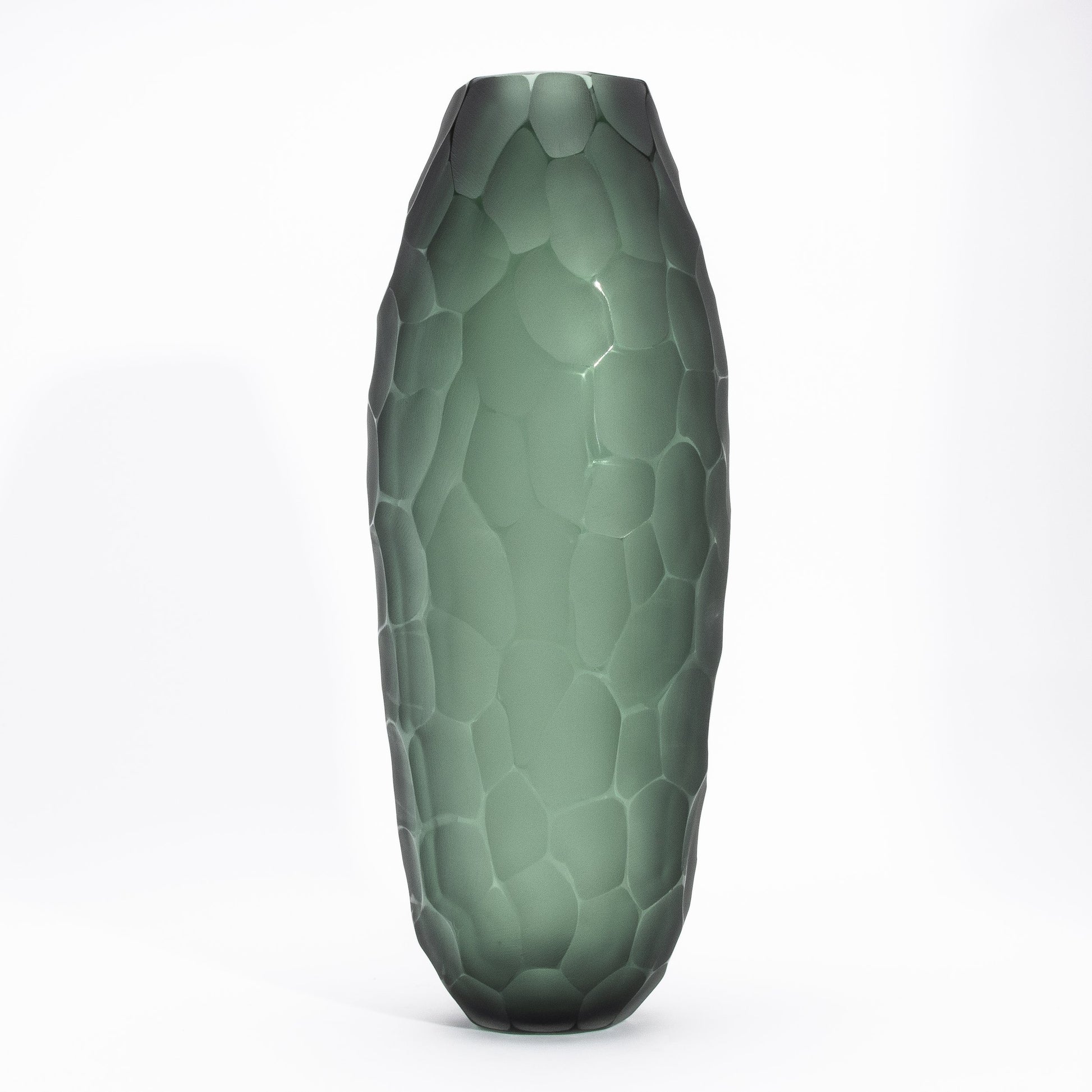 Murano Vase in Eucalyptus Green