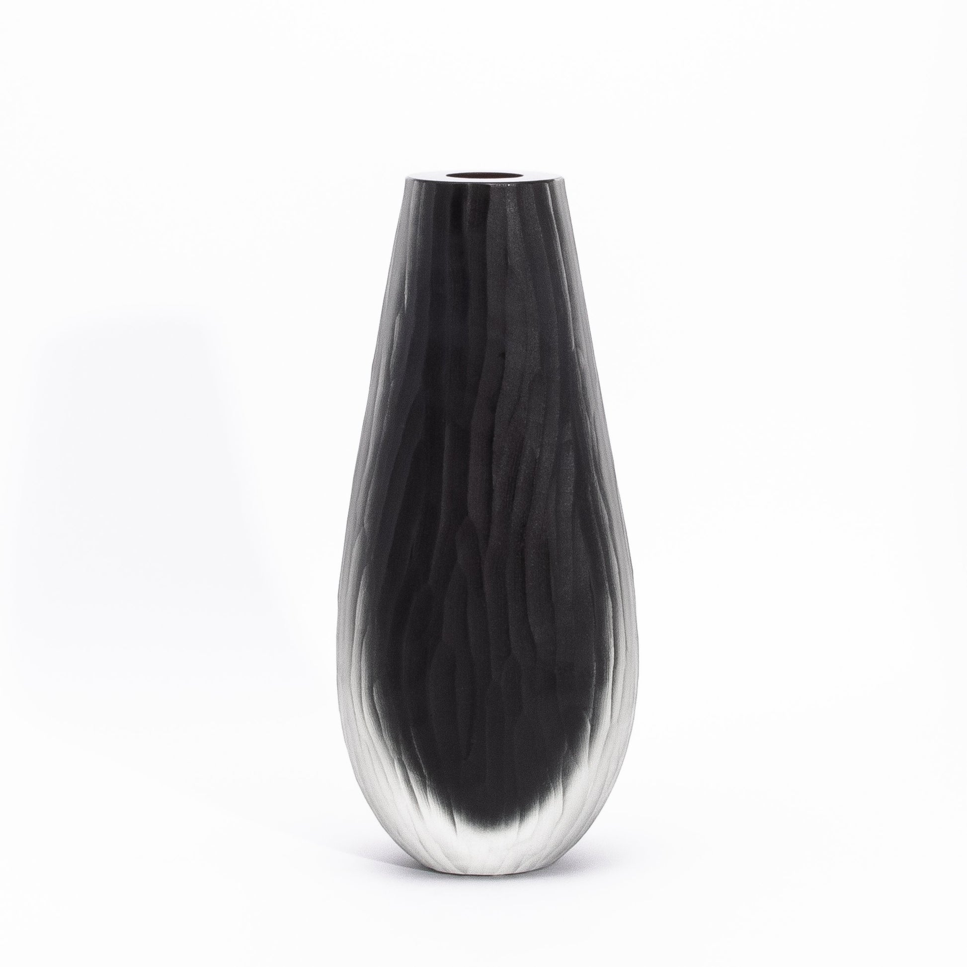 Murano Supreme Vase in Onyx Black
