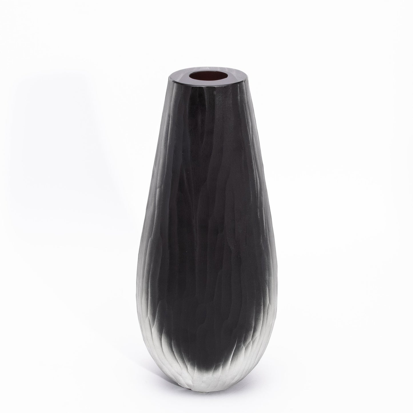 Murano Supreme Vase in Onyx Black