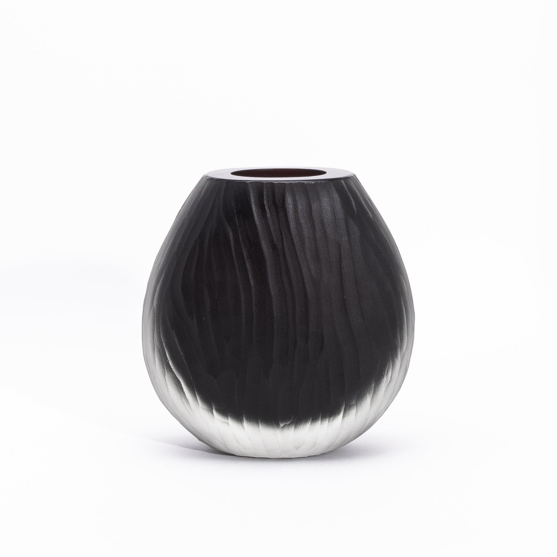 Murano Supreme Vase in Onyx Black