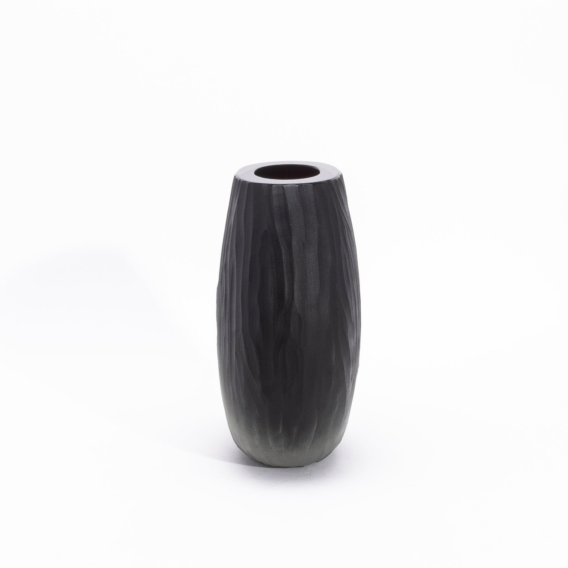 Murano Supreme Vase in Onyx Black