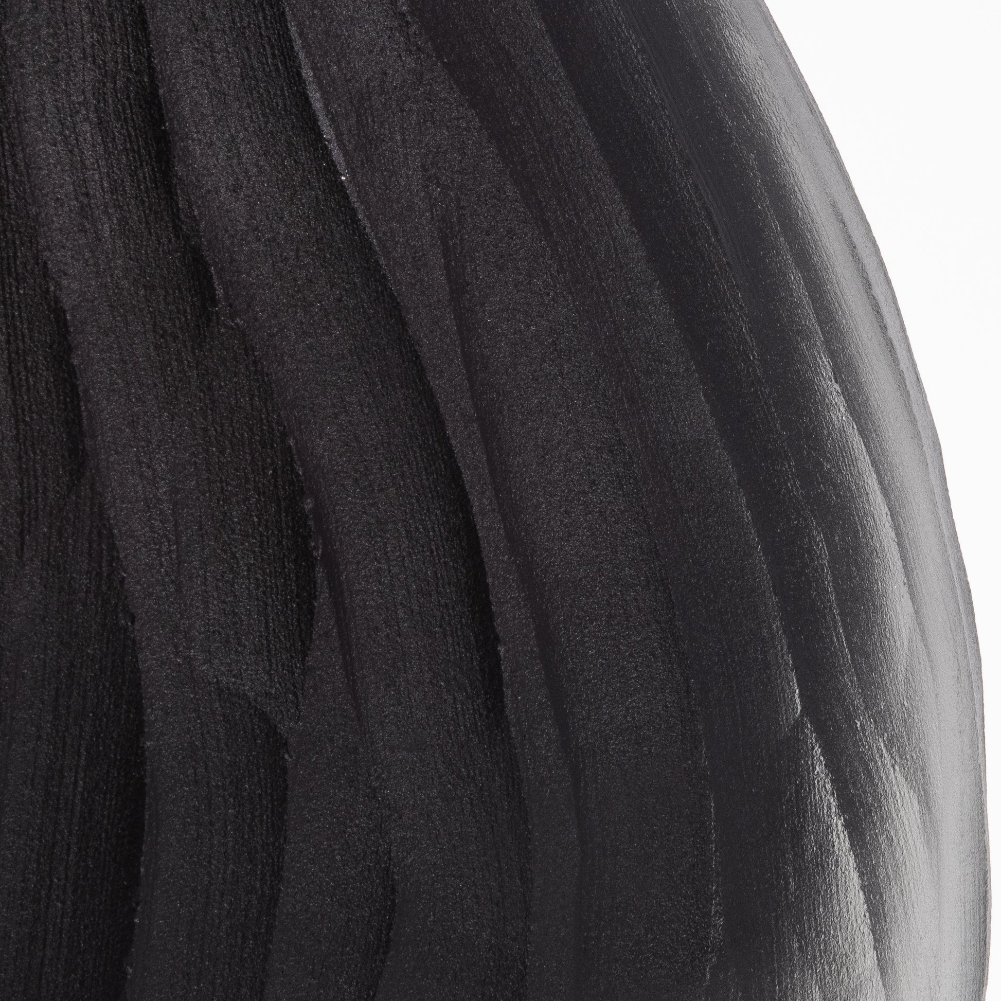 Murano Supreme Vase in Onyx Black