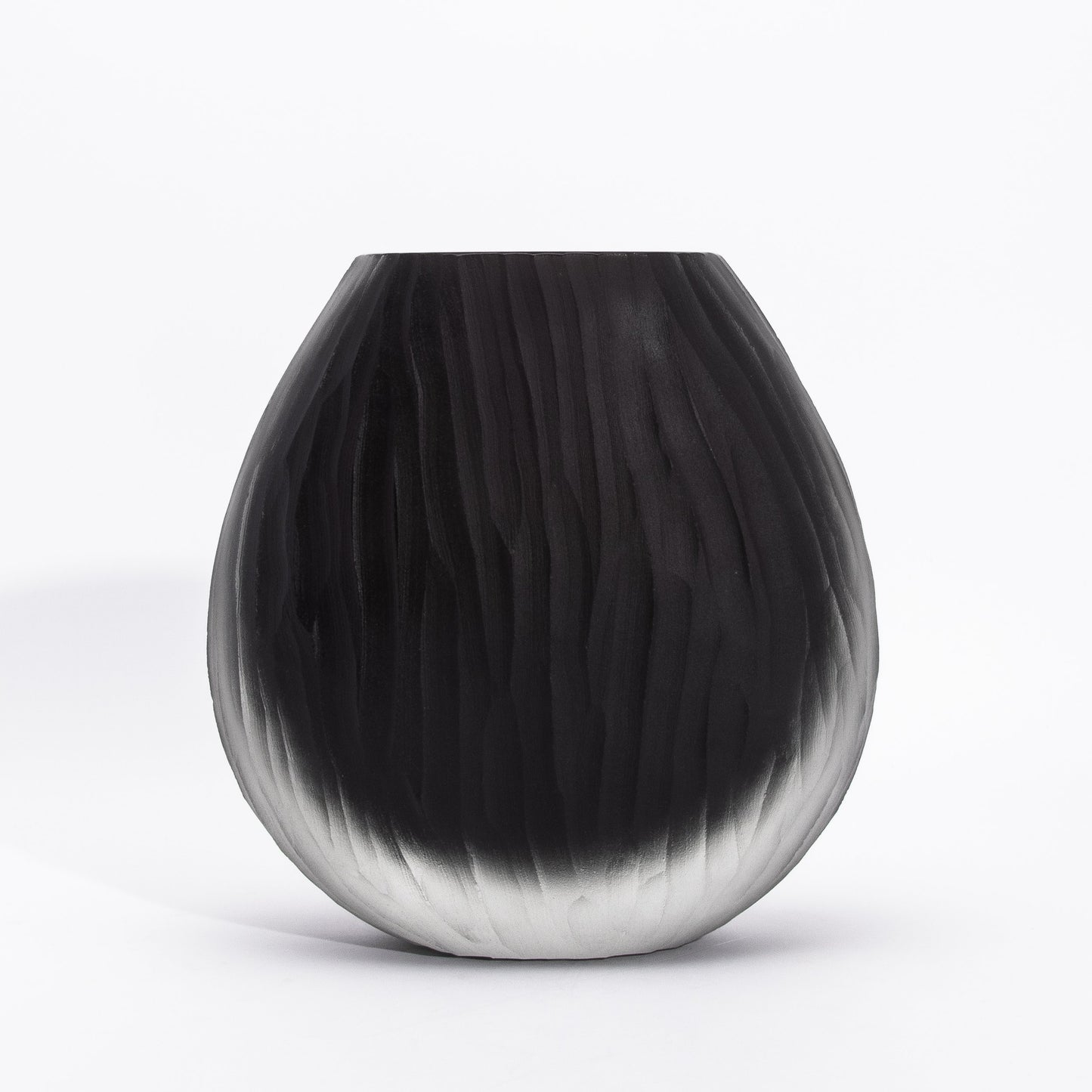 Murano Supreme Vase in Onyx Black