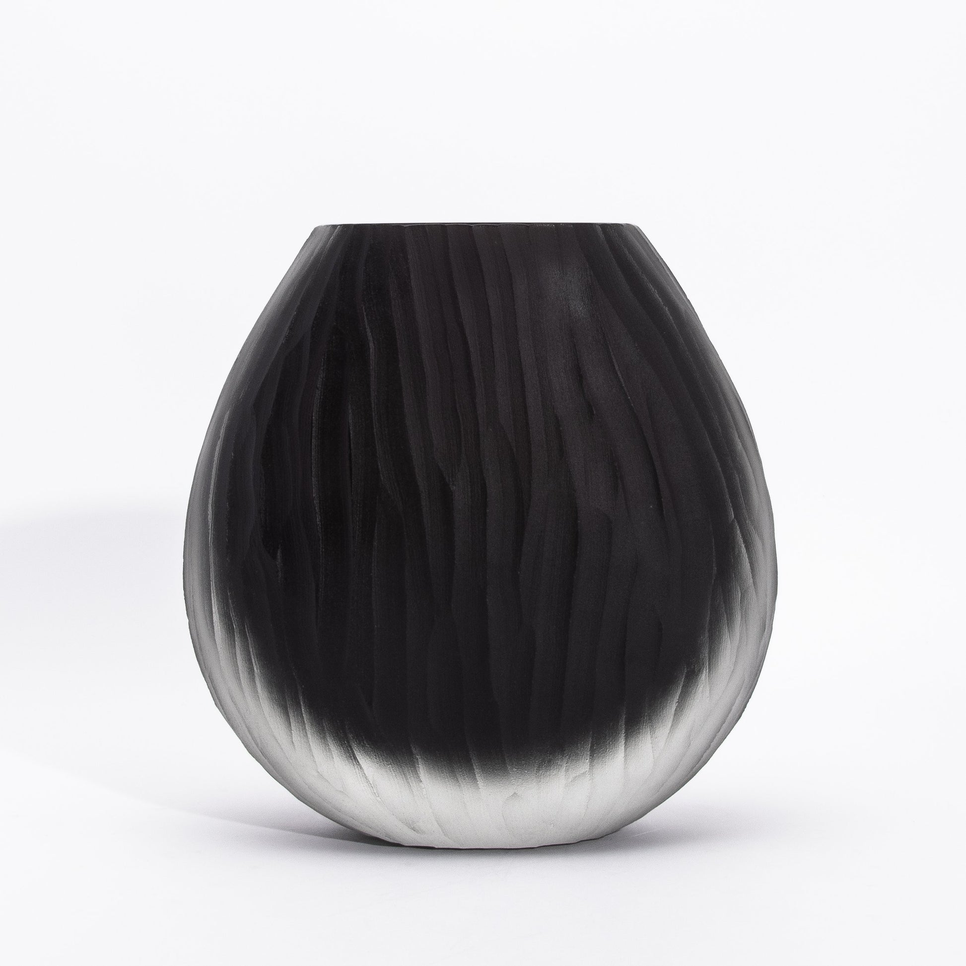 Murano Supreme Vase in Onyx Black