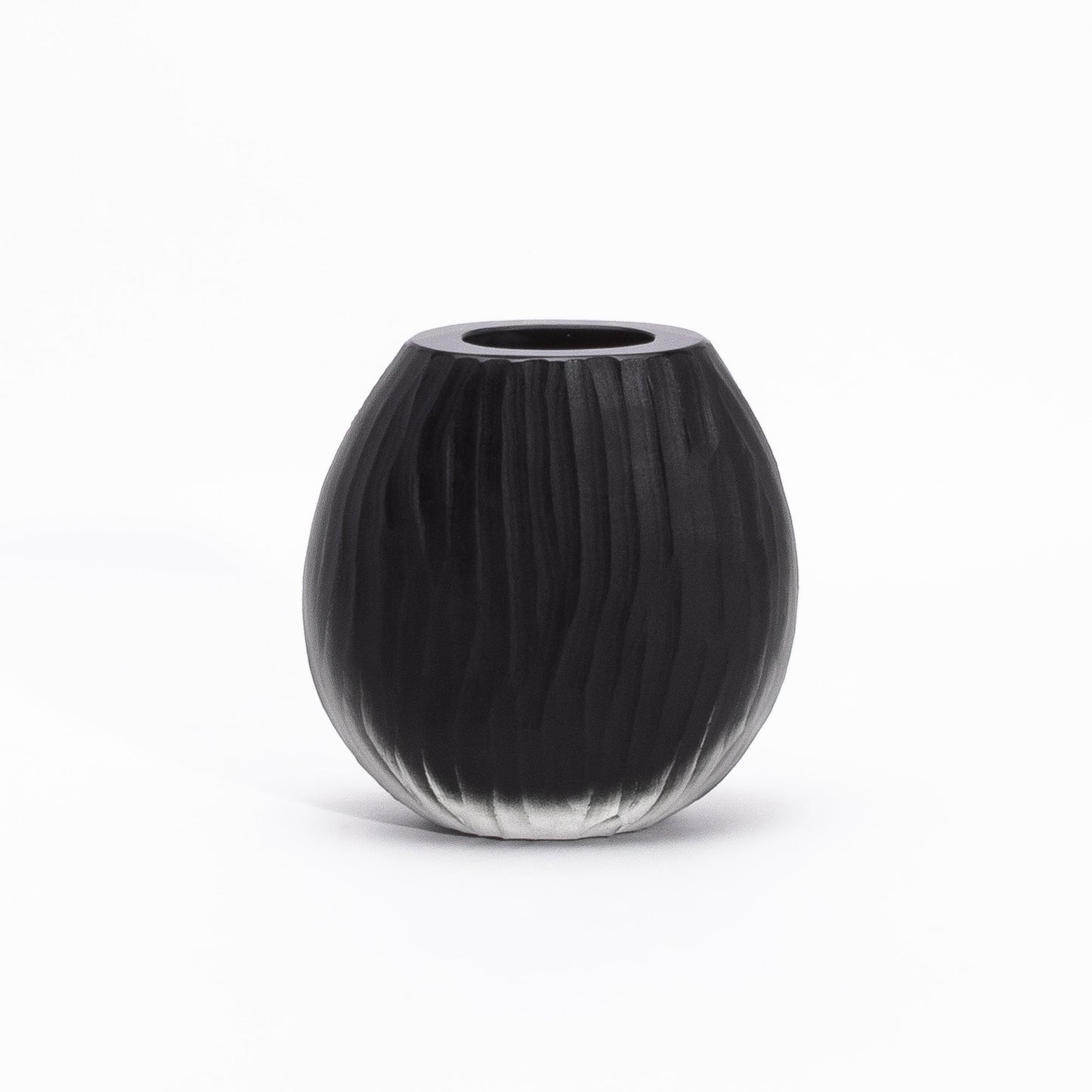 Murano Supreme Vase in Onyx Black