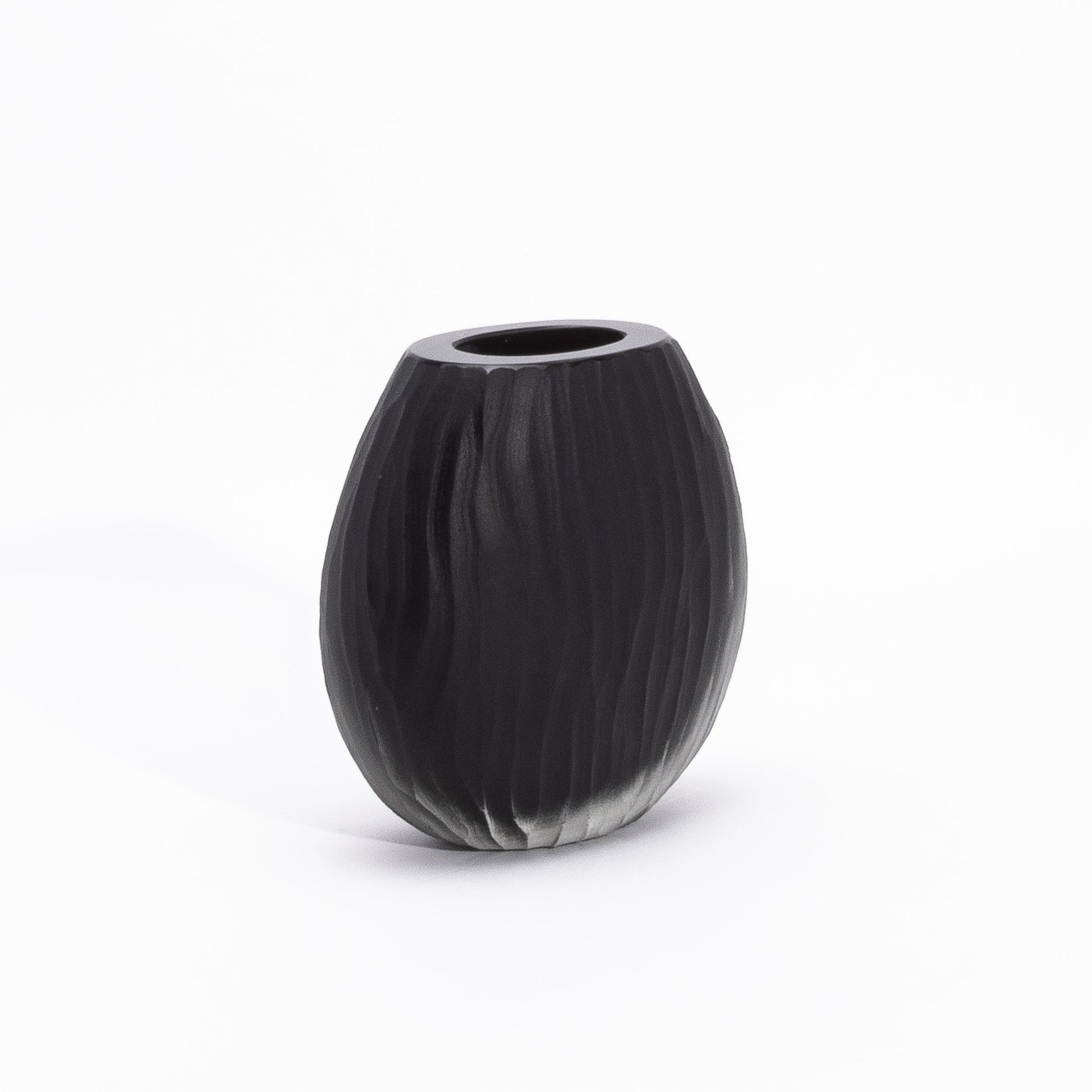 Murano Supreme Vase in Onyx Black